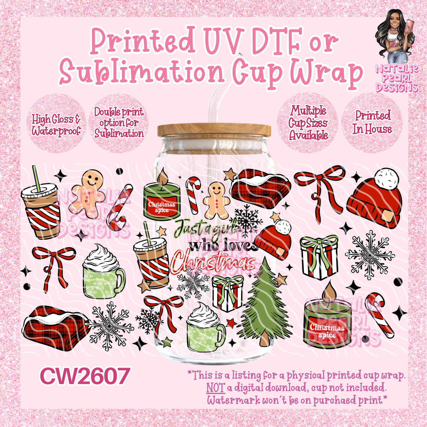 CW2607 UV DTF/SUB Cup Wraps