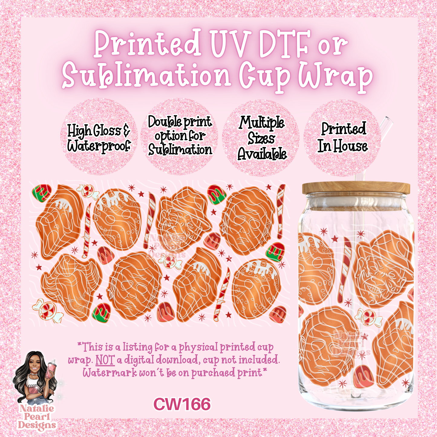 CW166 UV DTF/SUB Cup Wrap