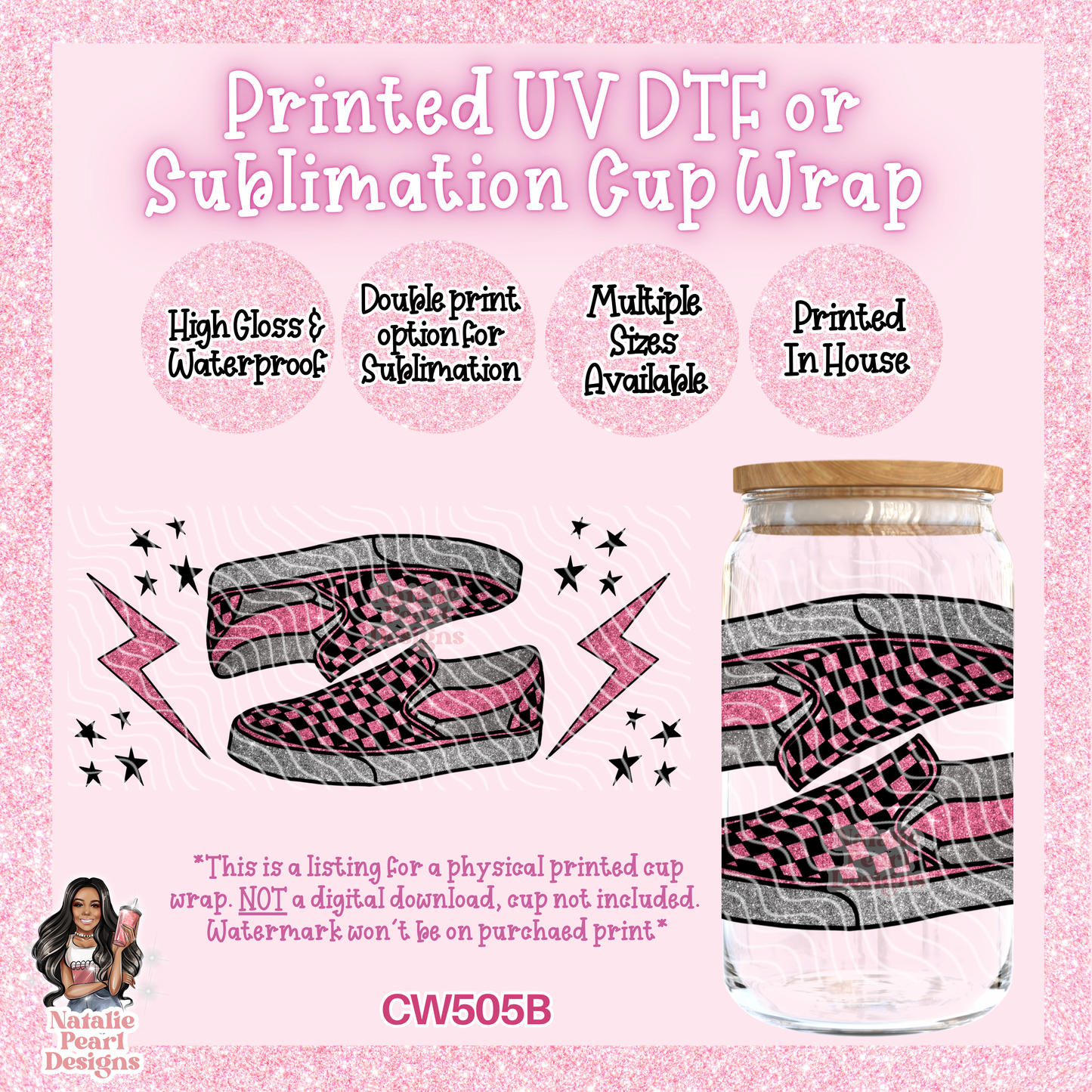 CW505B UV DTF/SUB Cup Wrap