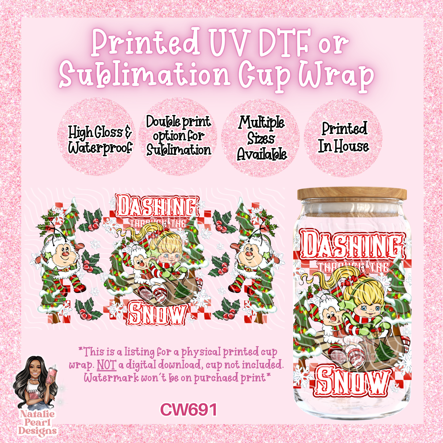 CW691 UV DTF/SUB Cup Wrap