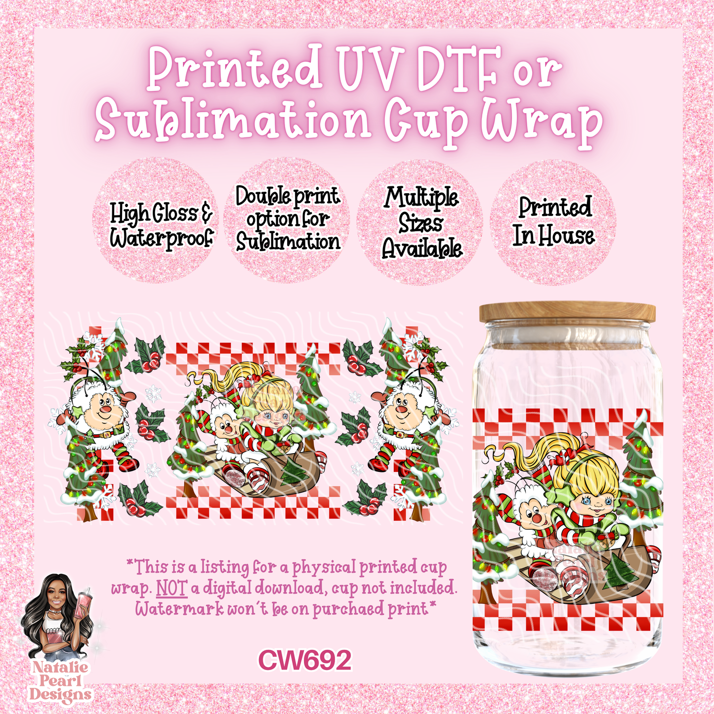 CW692 UV DTF/SUB Cup Wrap