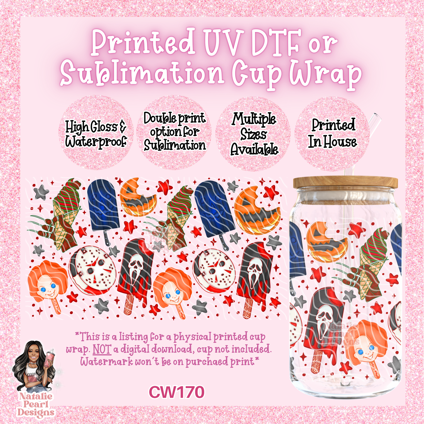 CW170 UV DTF/SUB Cup Wrap