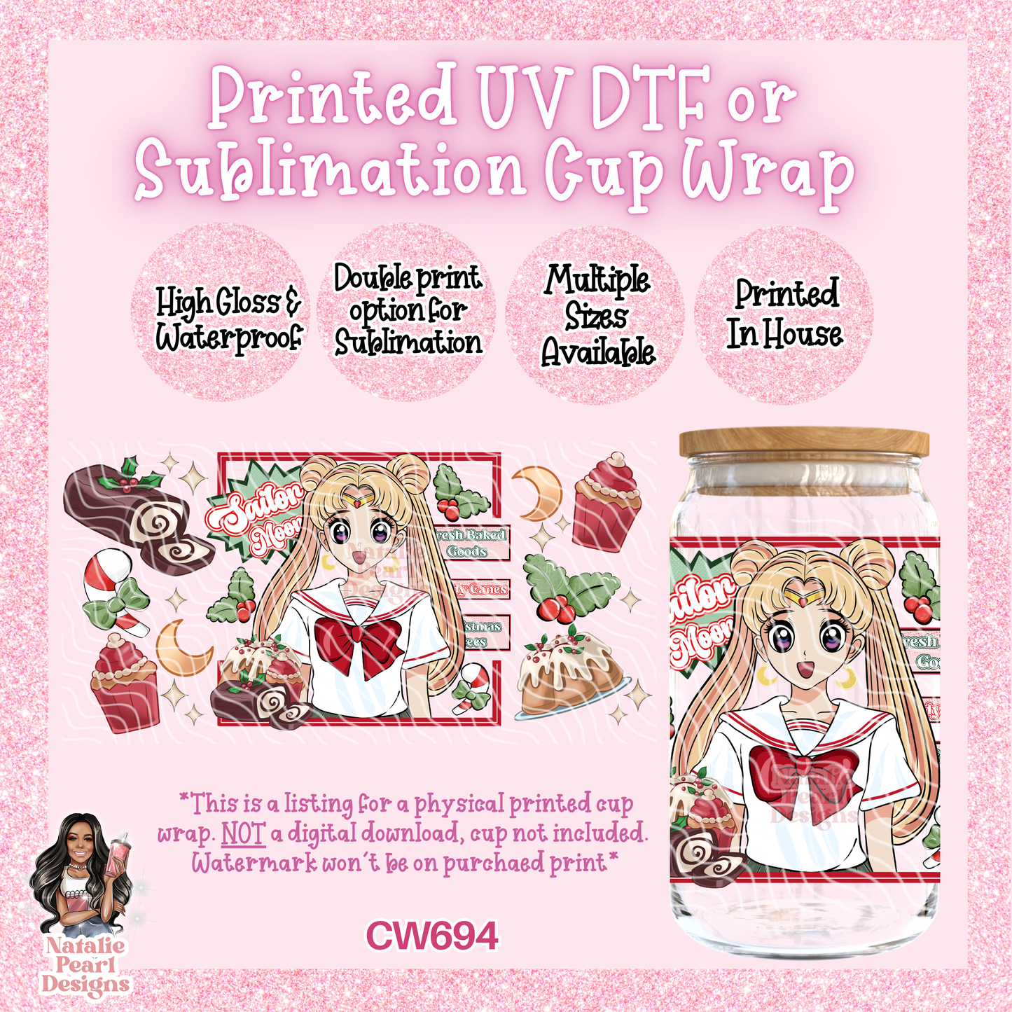 CW694 UV DTF/SUB Cup Wrap