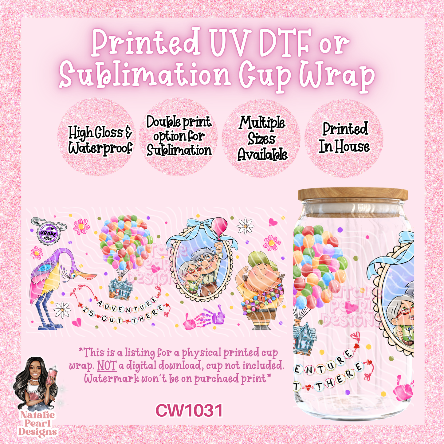 CW1031 UV DTF/SUB Cup Wrap