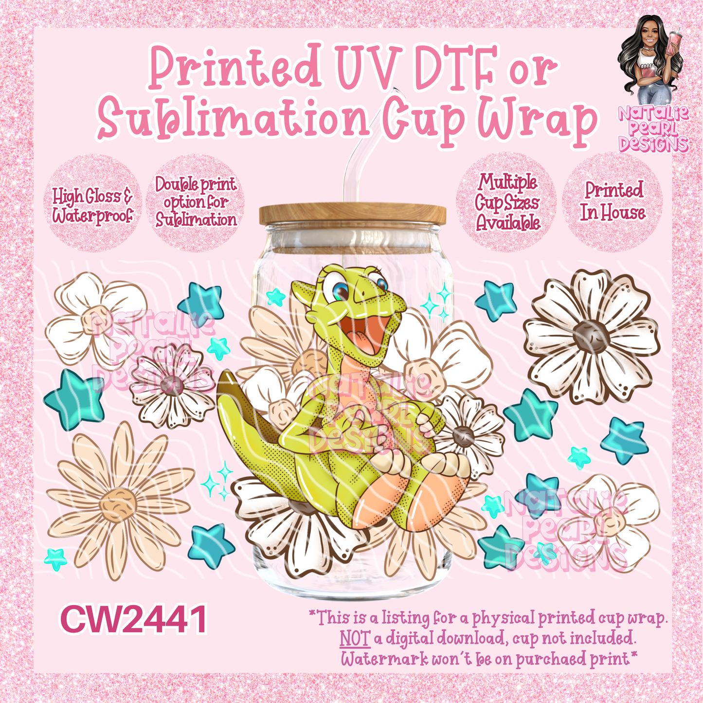 CW2441 UV DTF/SUB Cup Wraps