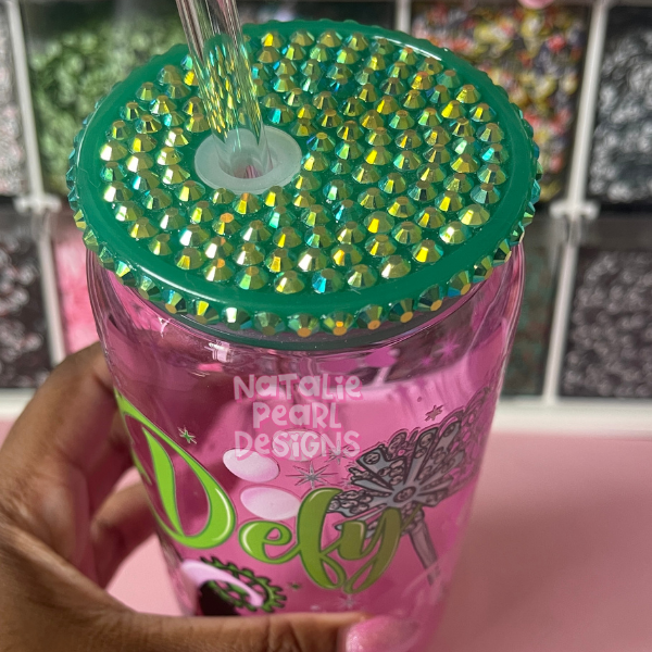 Defy Gravity Glass Can