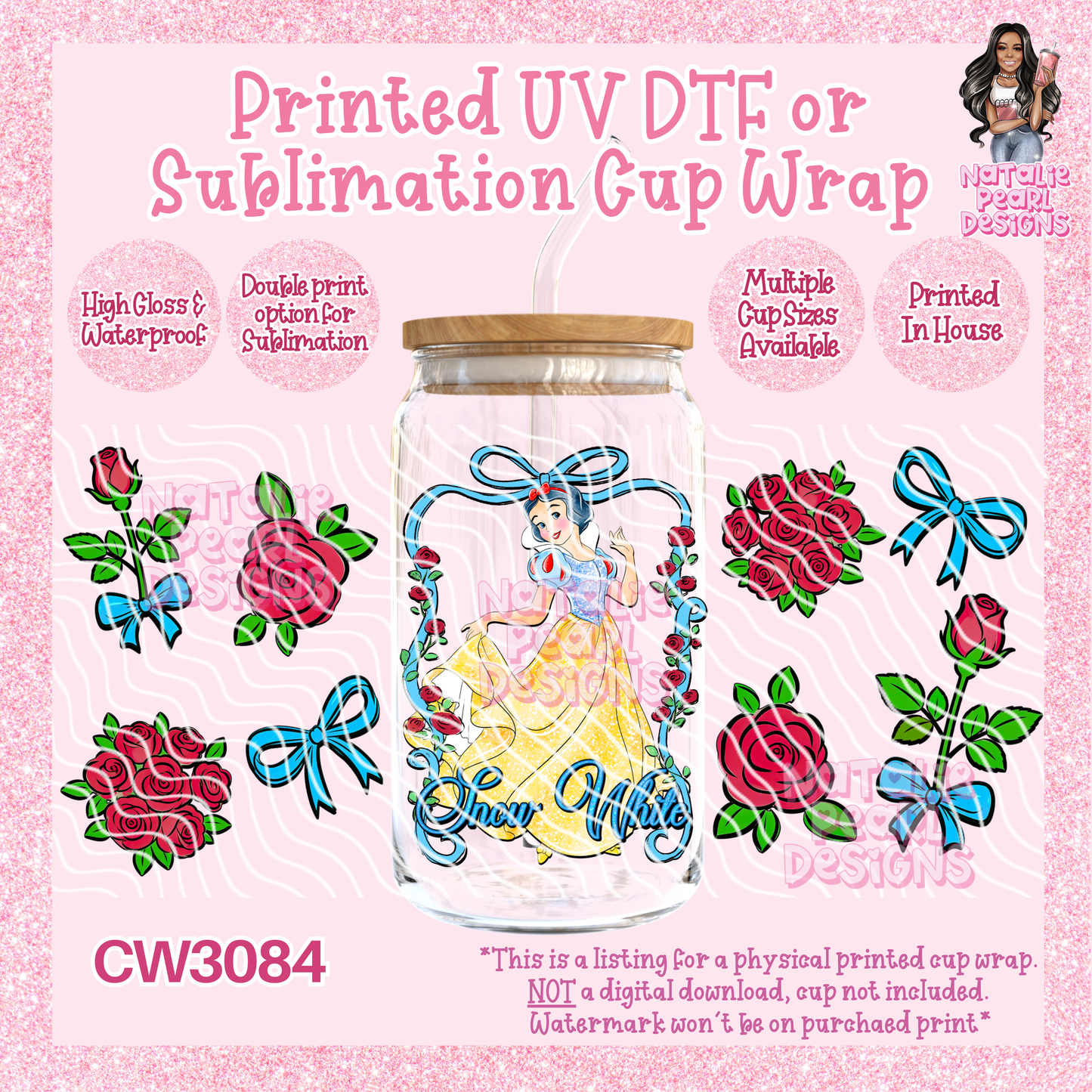 CW3084 UV DTF/SUB Cup Wraps
