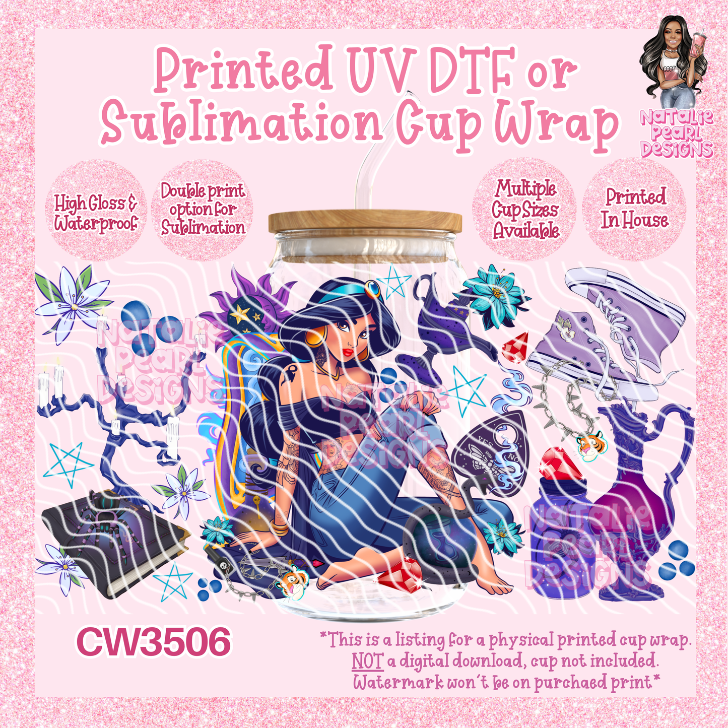 CW3506 UV DTF/SUB Cup Wraps