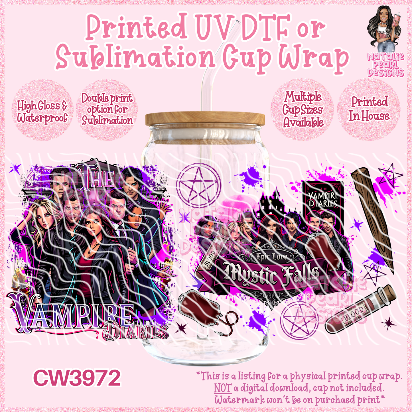 CW3972 UV DTF/SUB Cup Wraps