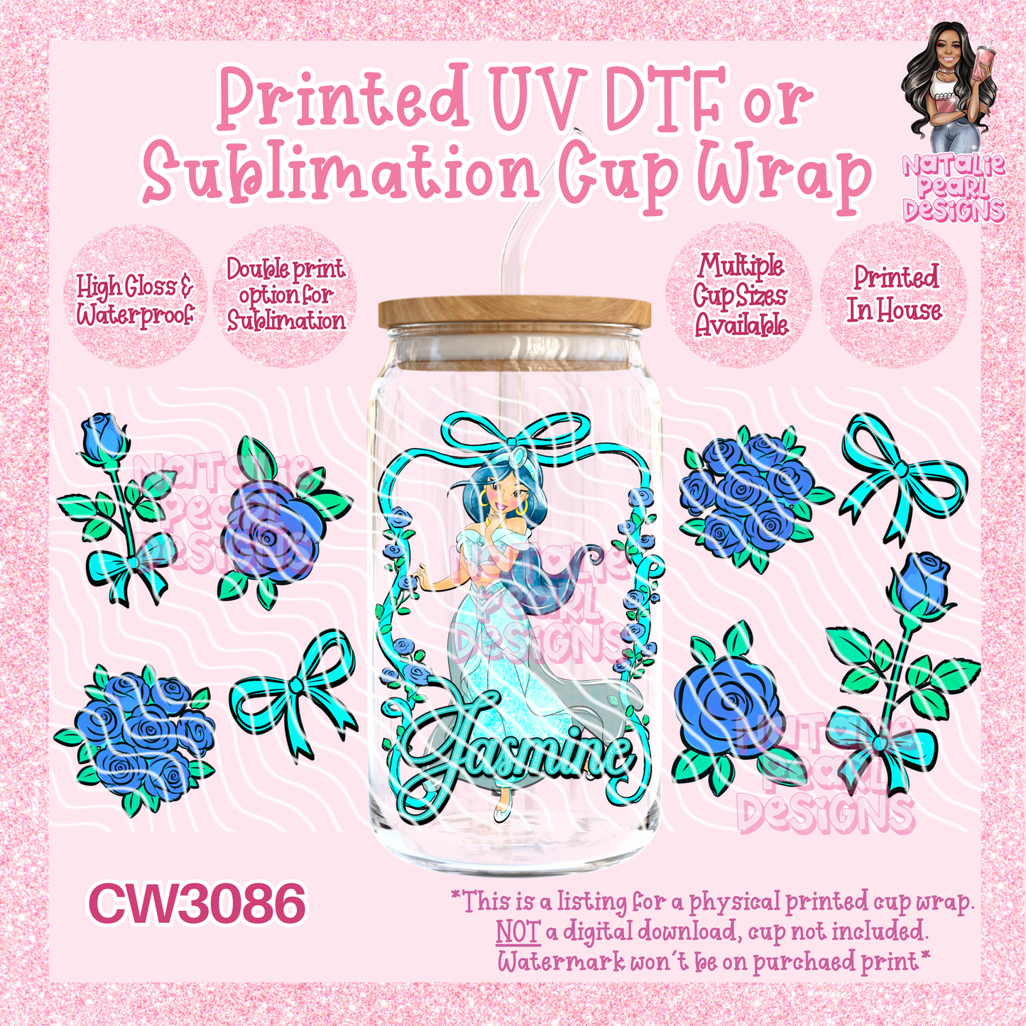 CW3086 UV DTF/SUB Cup Wraps