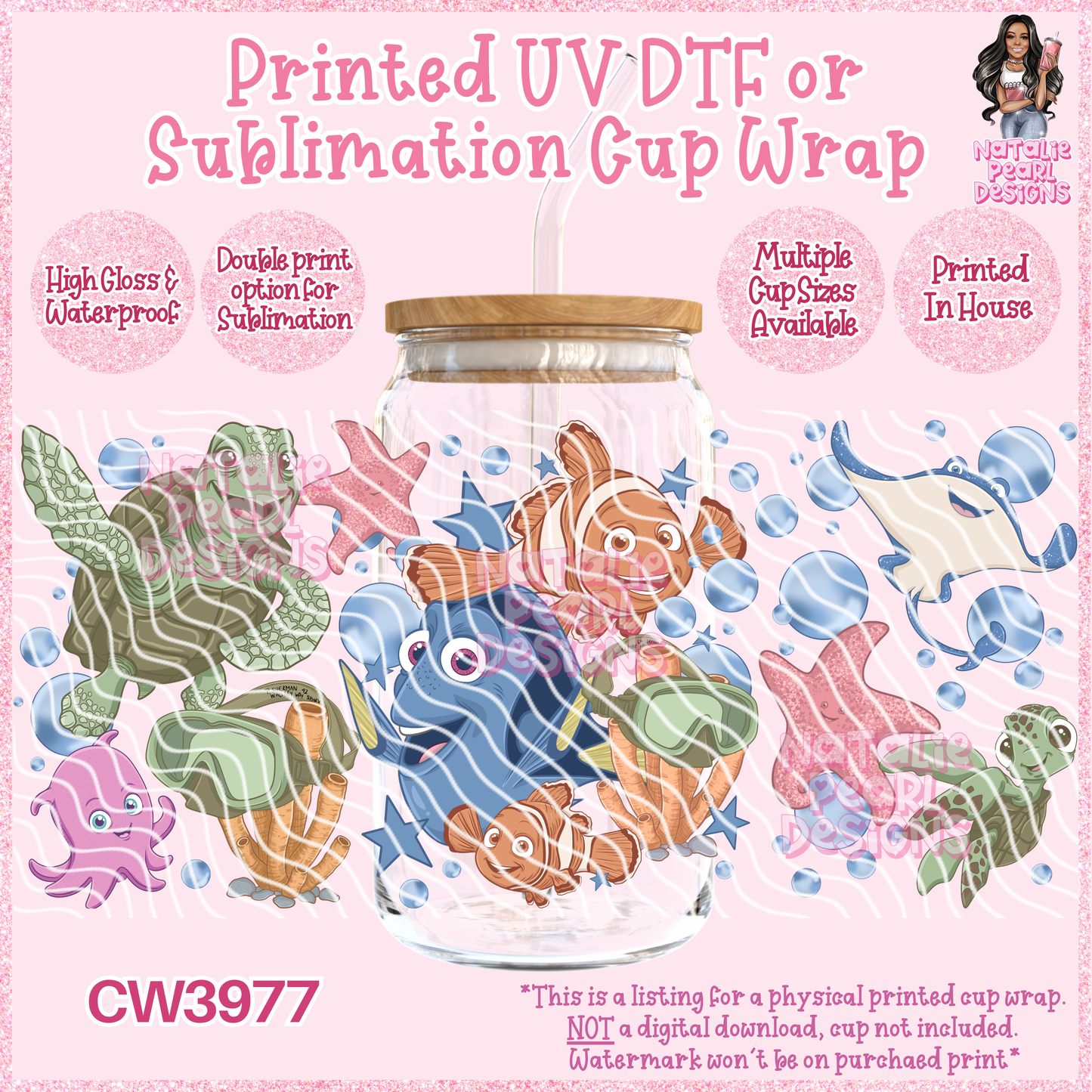 CW3977 UV DTF/SUB Cup Wraps