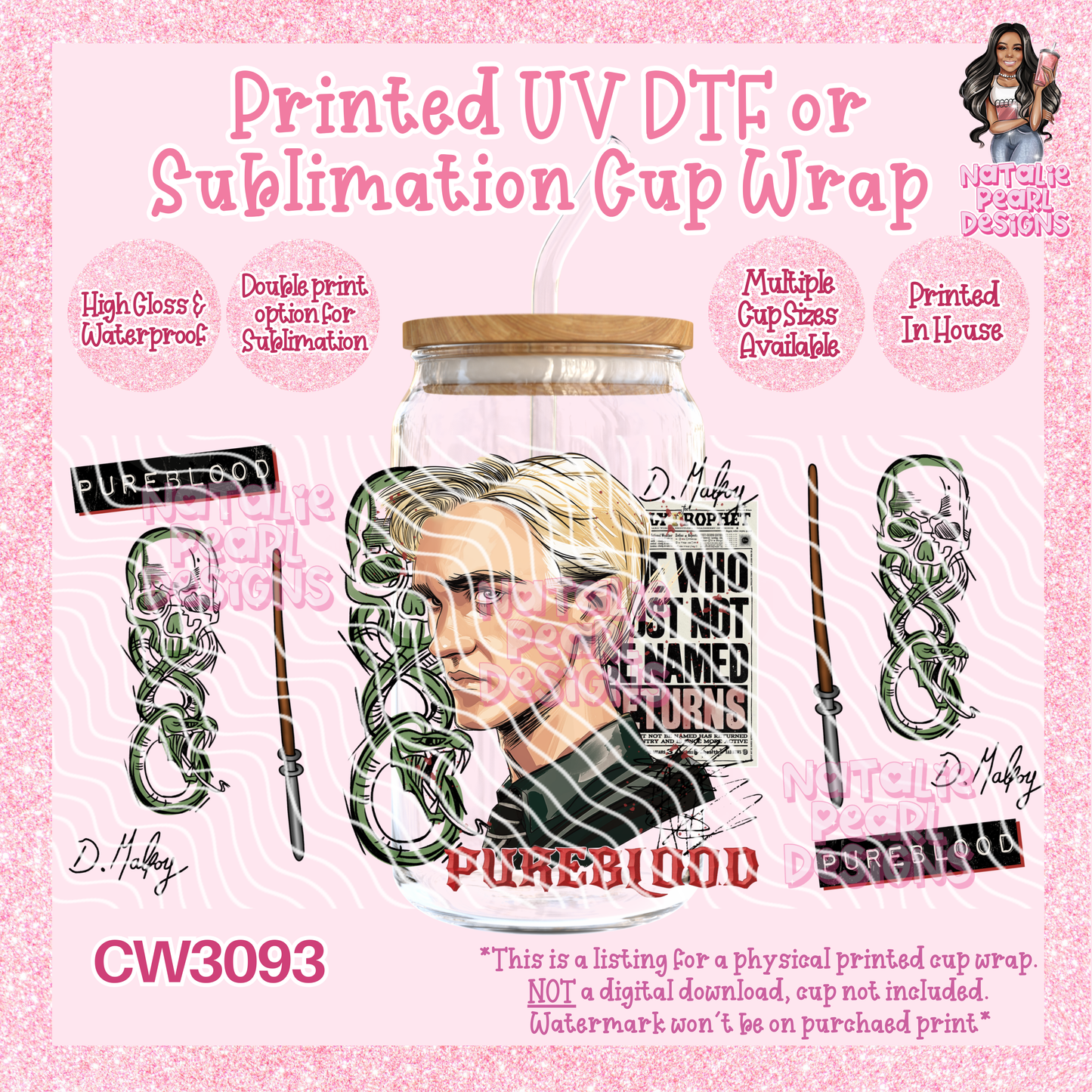 CW3093 UV DTF/SUB Cup Wraps