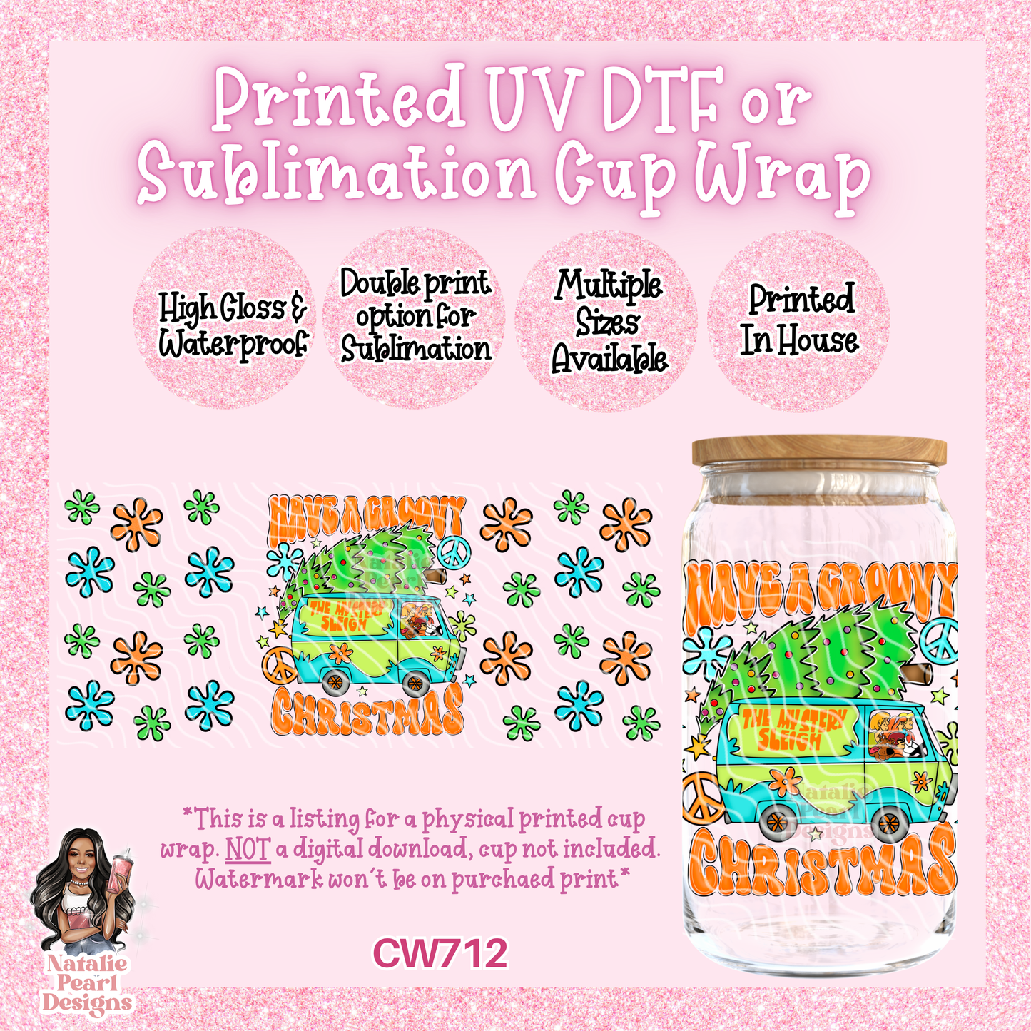 CW712 UV DTF/SUB Cup Wrap