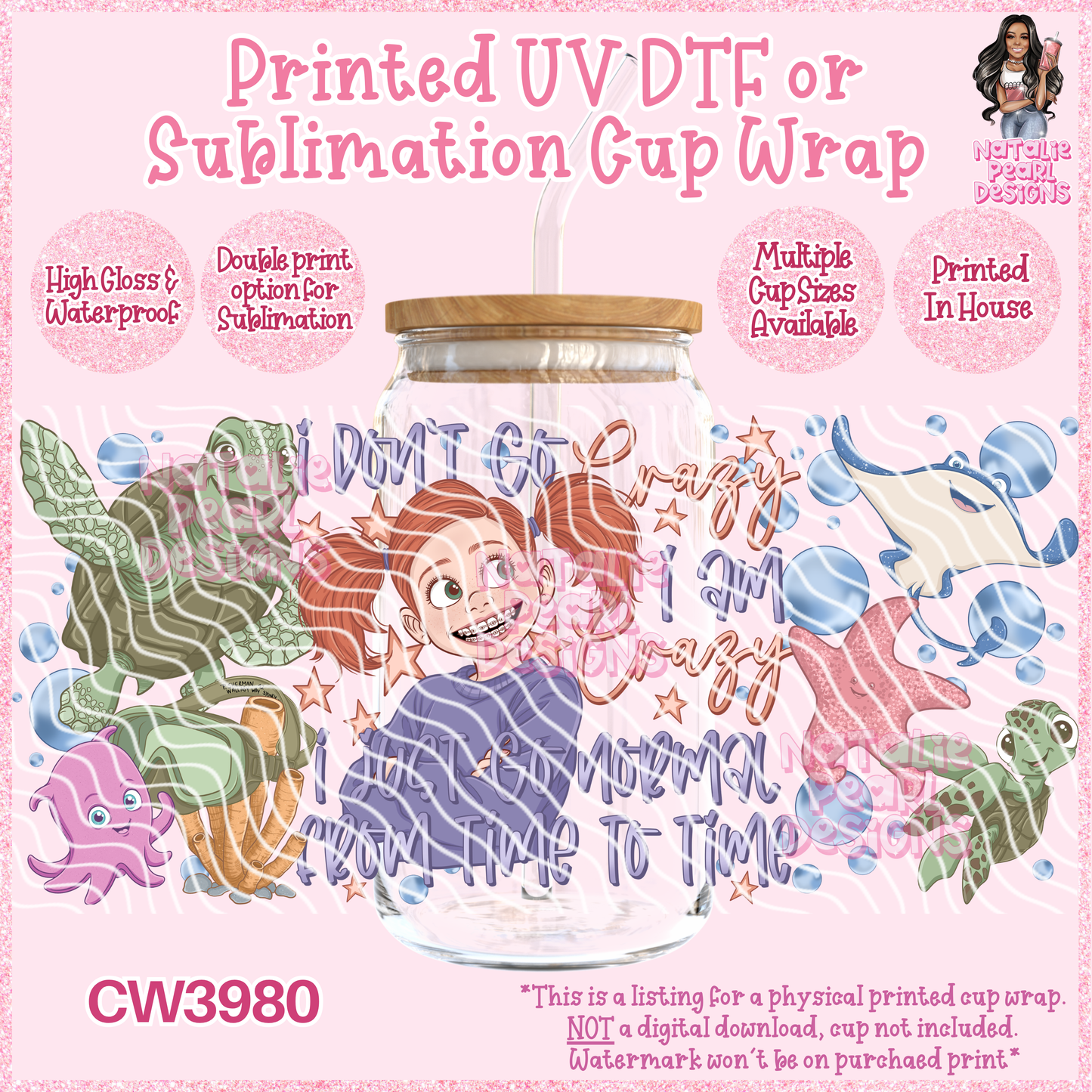 CW3980 UV DTF/SUB Cup Wraps