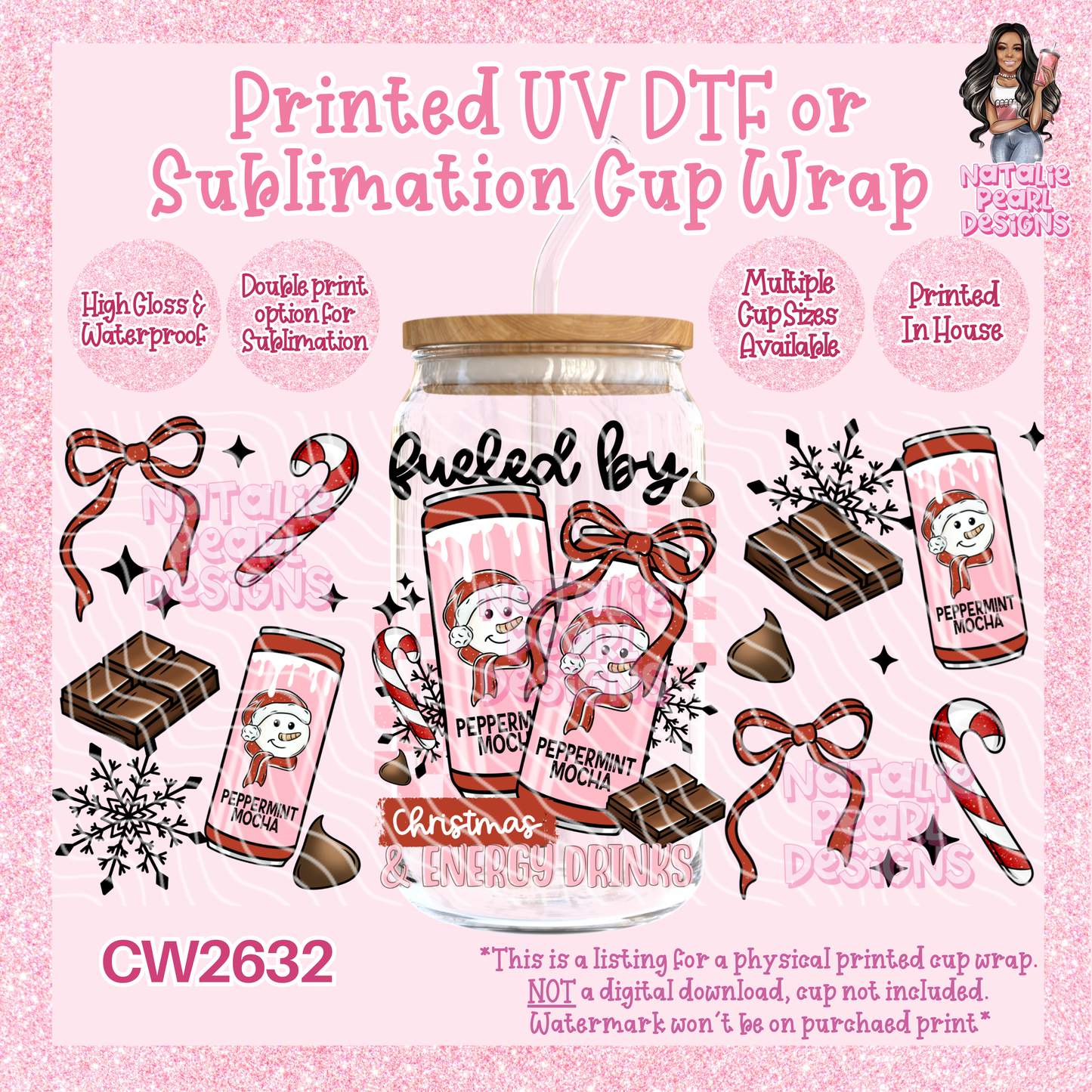 CW2632 UV DTF/SUB Cup Wraps