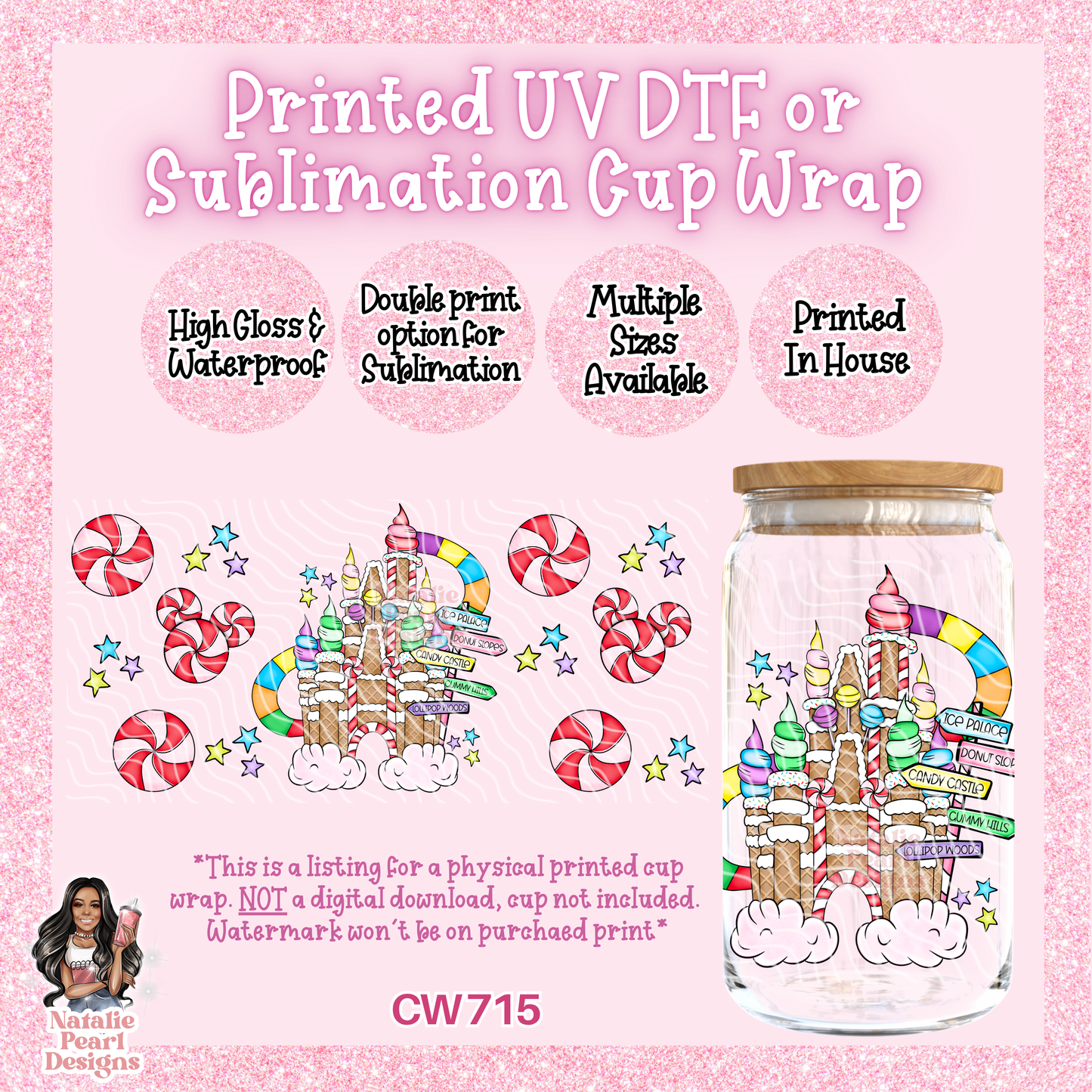 CW715 UV DTF/SUB Cup Wrap