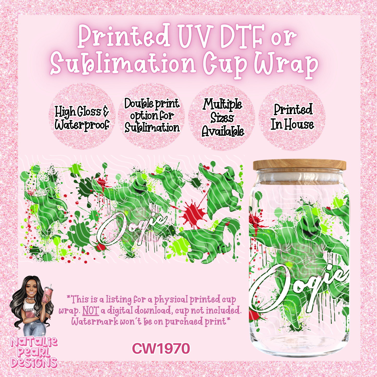 CW1970 UV DTF/SUB Cup Wraps