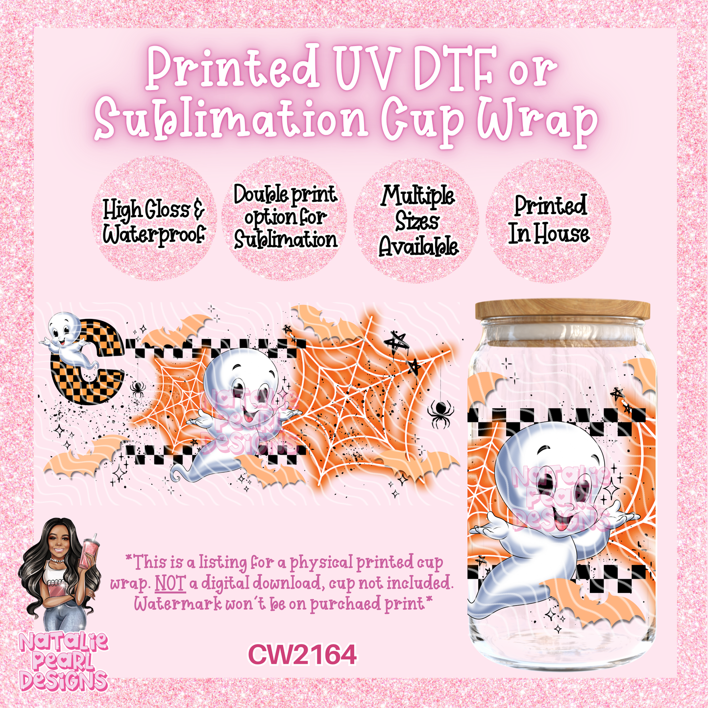 CW2164 UV DTF/SUB Cup Wraps