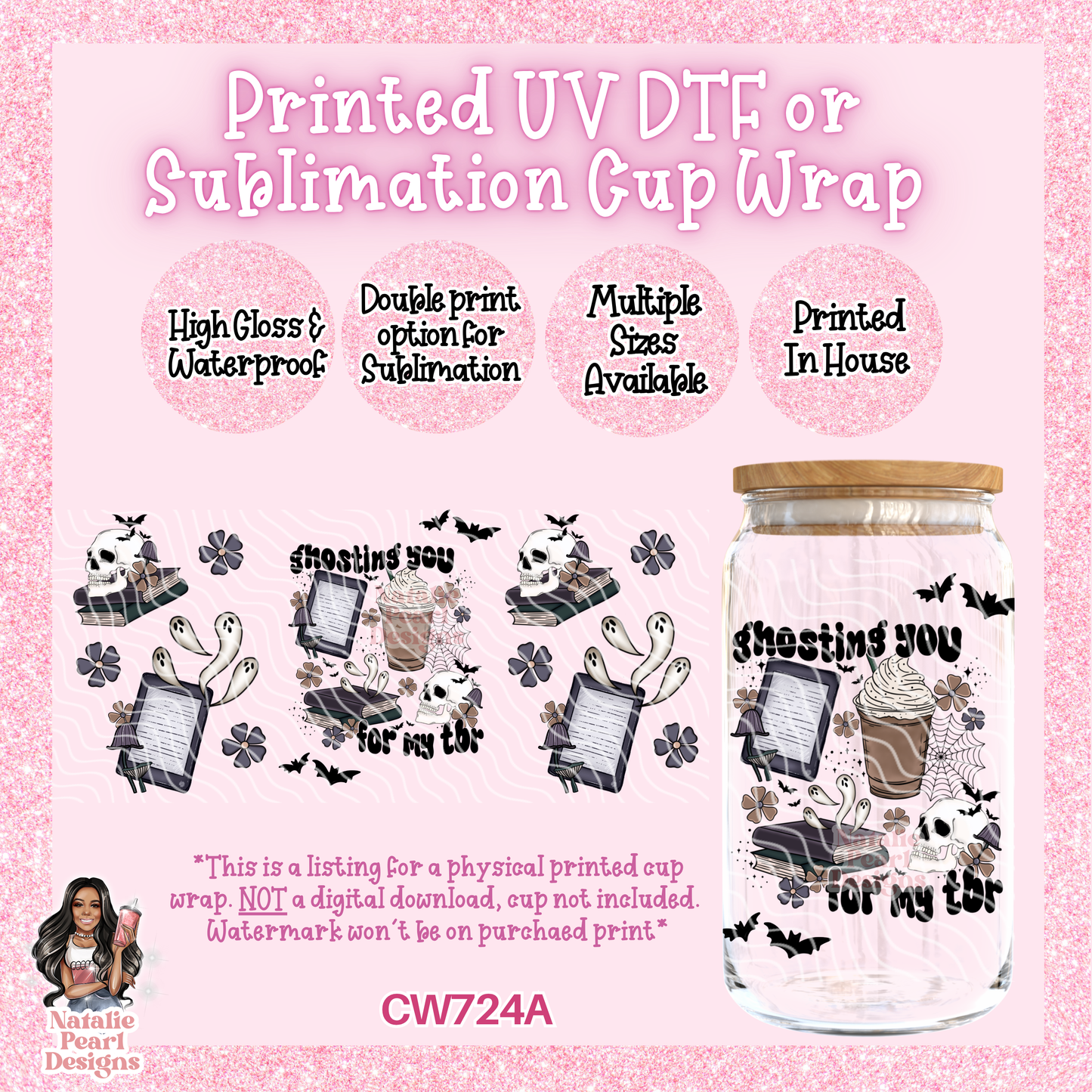 CW724A UV DTF/SUB Cup Wrap