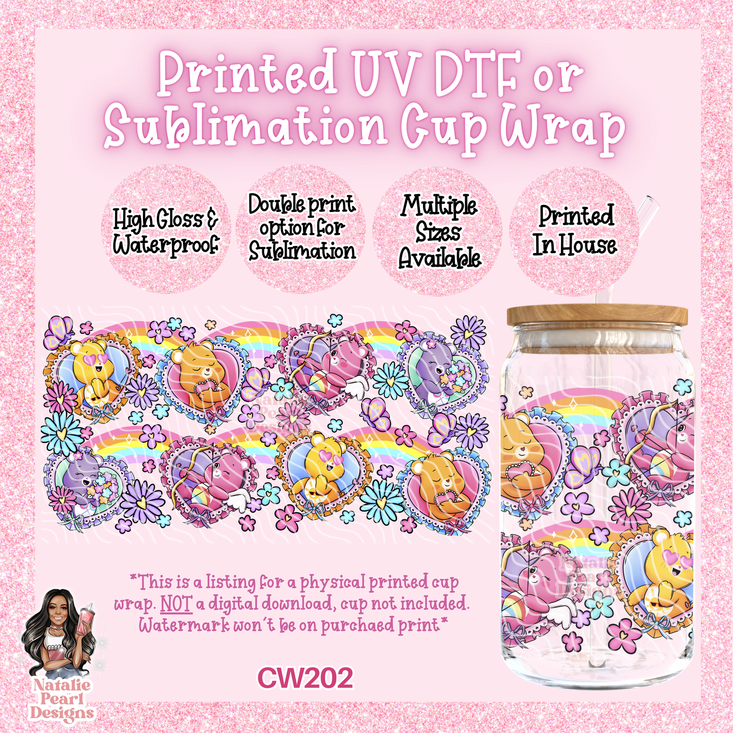 CW202 UV DTF/SUB Cup Wrap