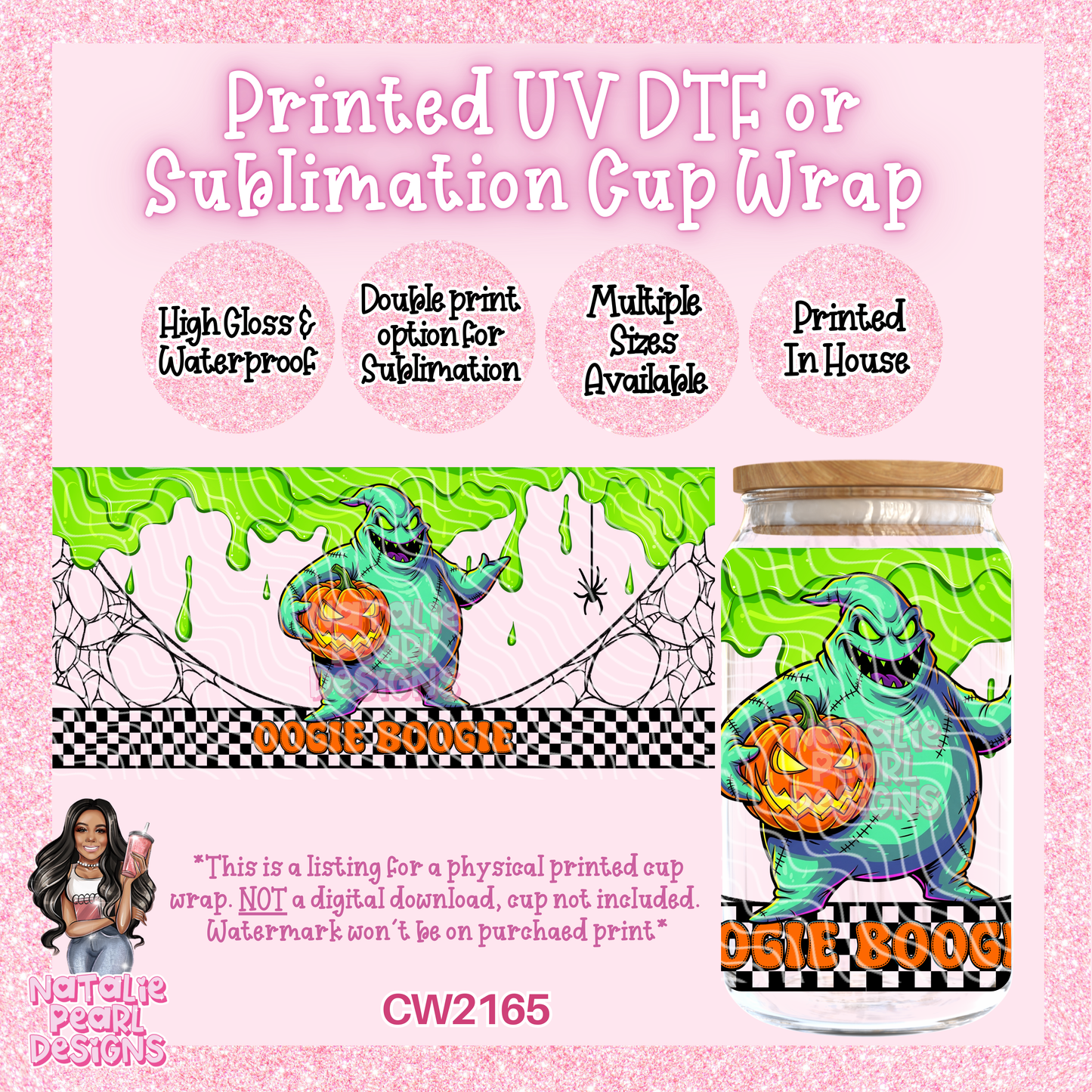CW2165 UV DTF/SUB Cup Wraps