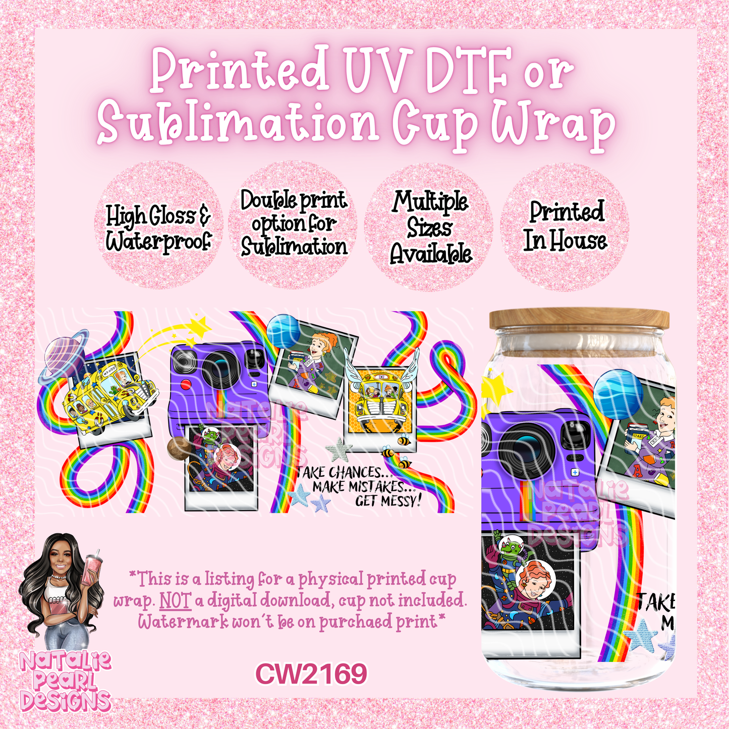 CW2169 UV DTF/SUB Cup Wraps