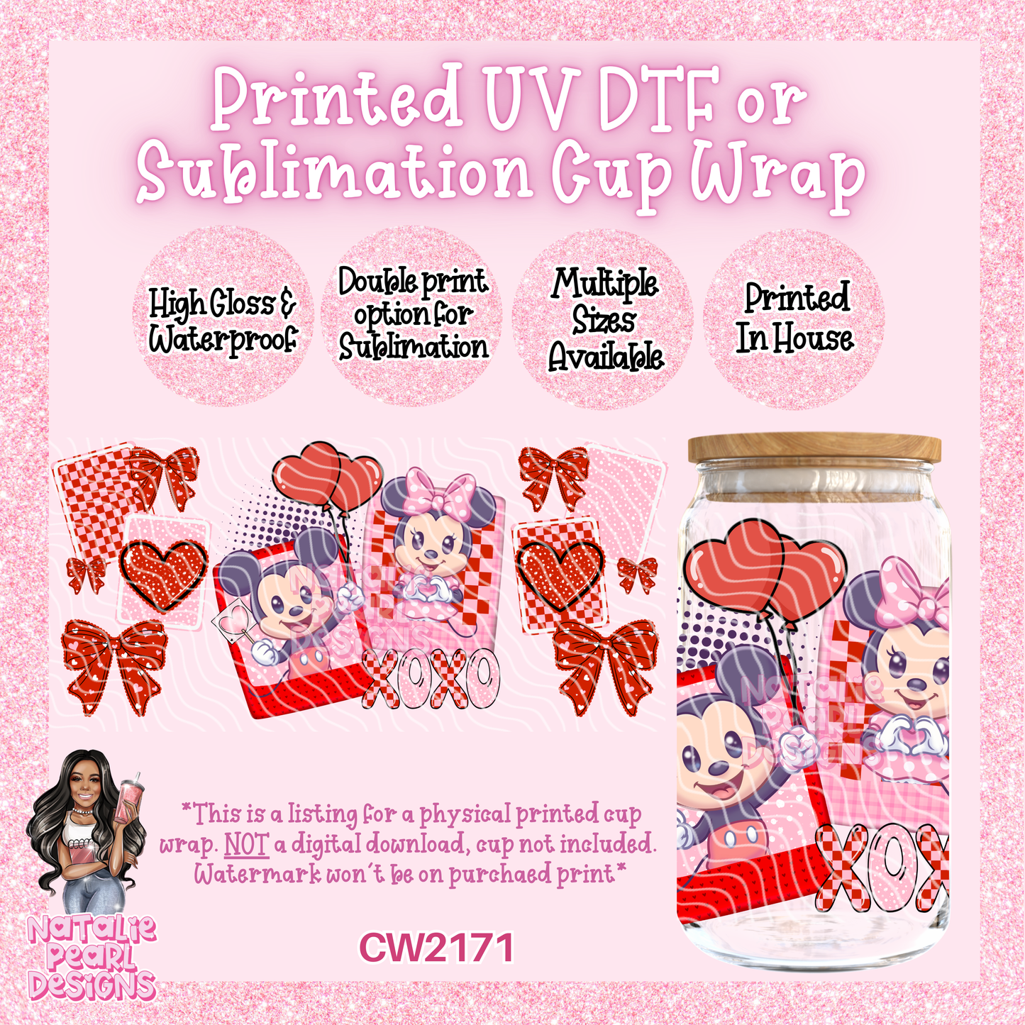 CW2171 UV DTF/SUB Cup Wraps