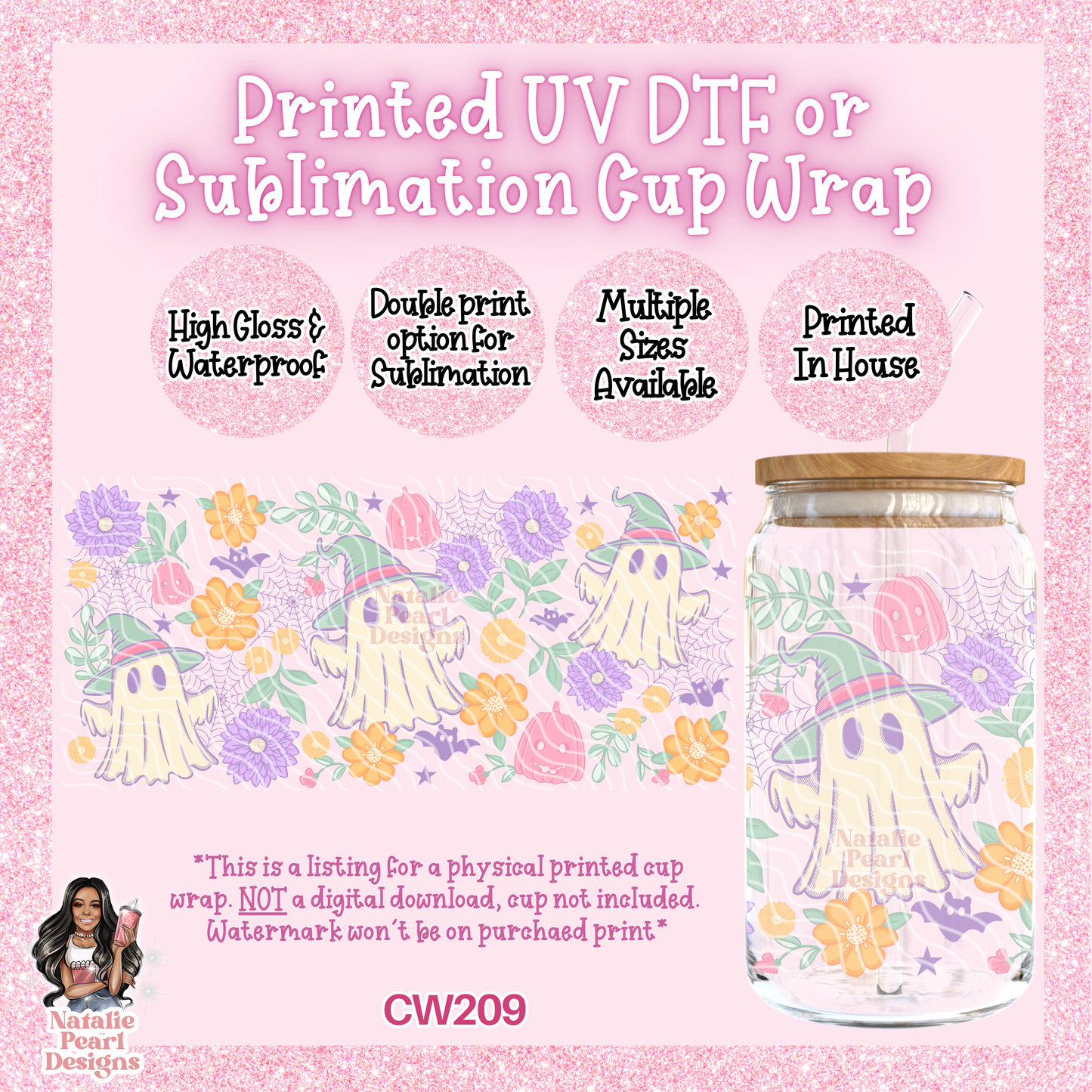 CW209 UV DTF/SUB Cup Wrap