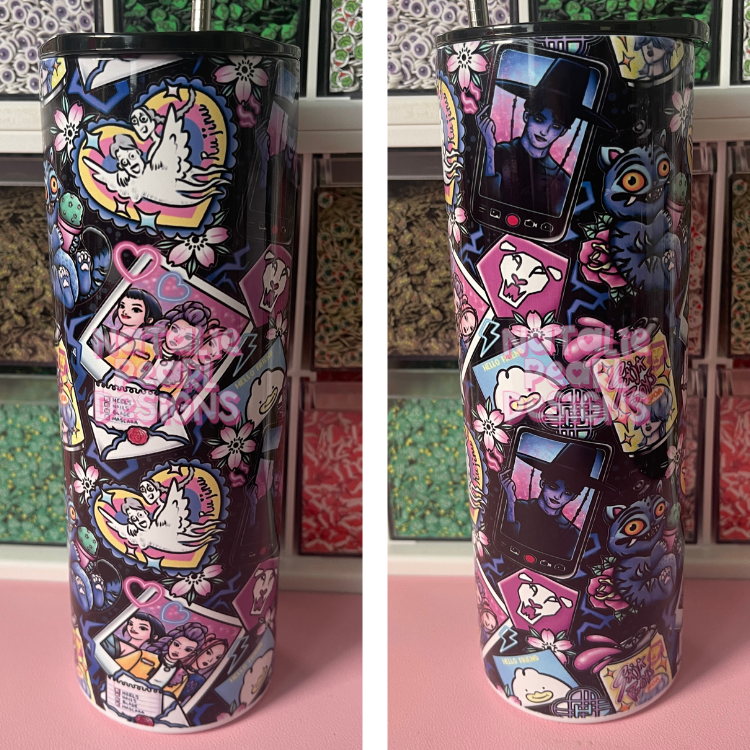 Demon Hunters Tattoo Stainless Steel Tumbler