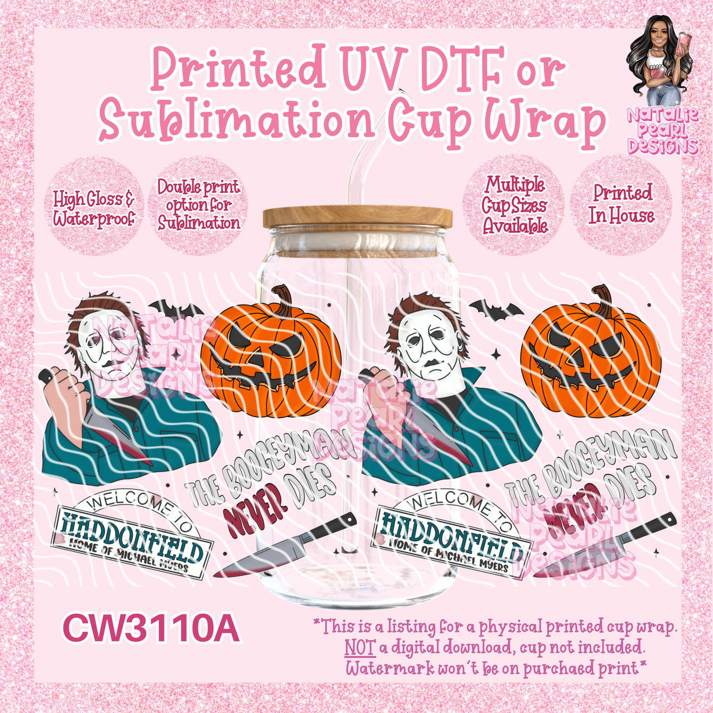 CW3110A UV DTF/SUB Cup Wraps