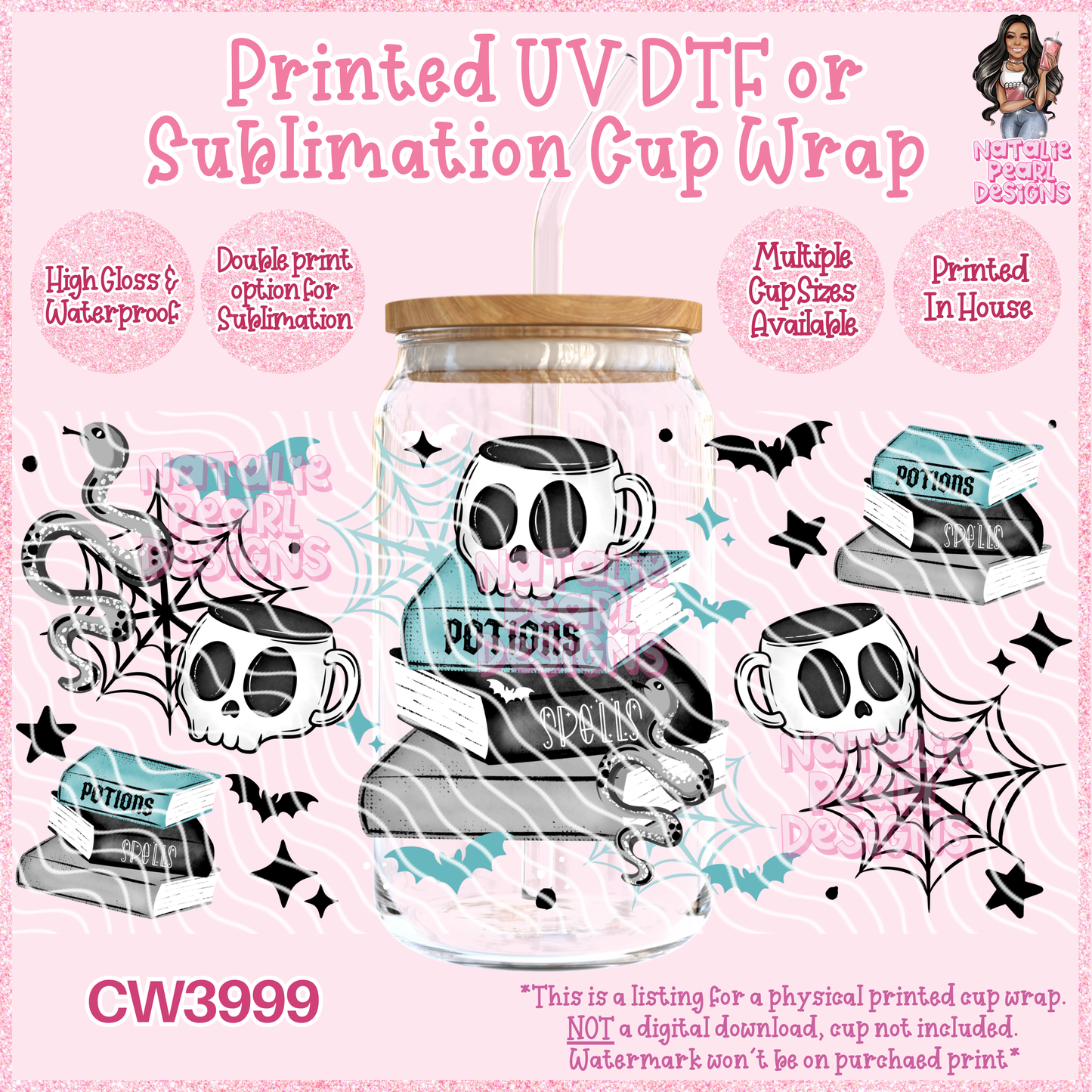 CW3999 UV DTF/SUB Cup Wraps
