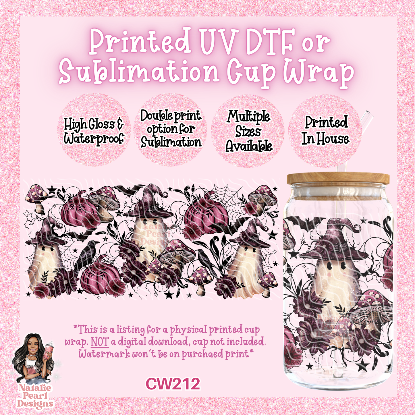 CW212 UV DTF/SUB Cup Wrap