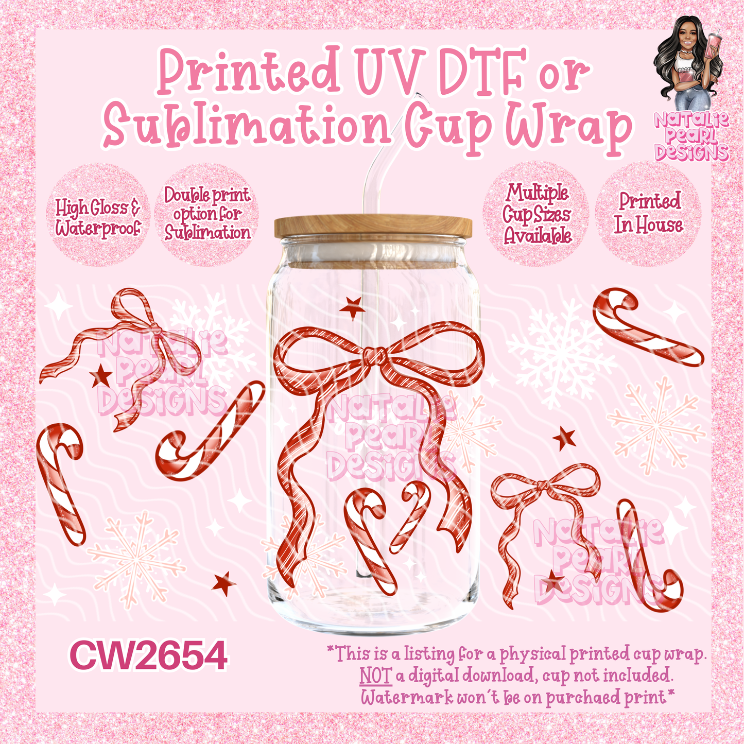 CW2654 UV DTF/SUB Cup Wraps