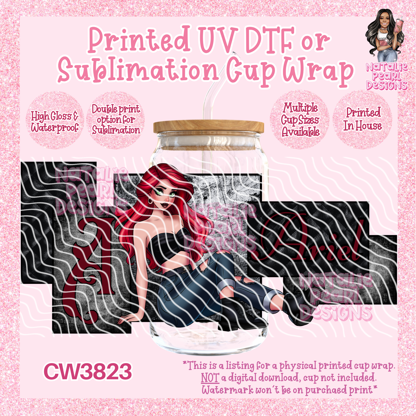 CW3823 UV DTF/SUB Cup Wraps