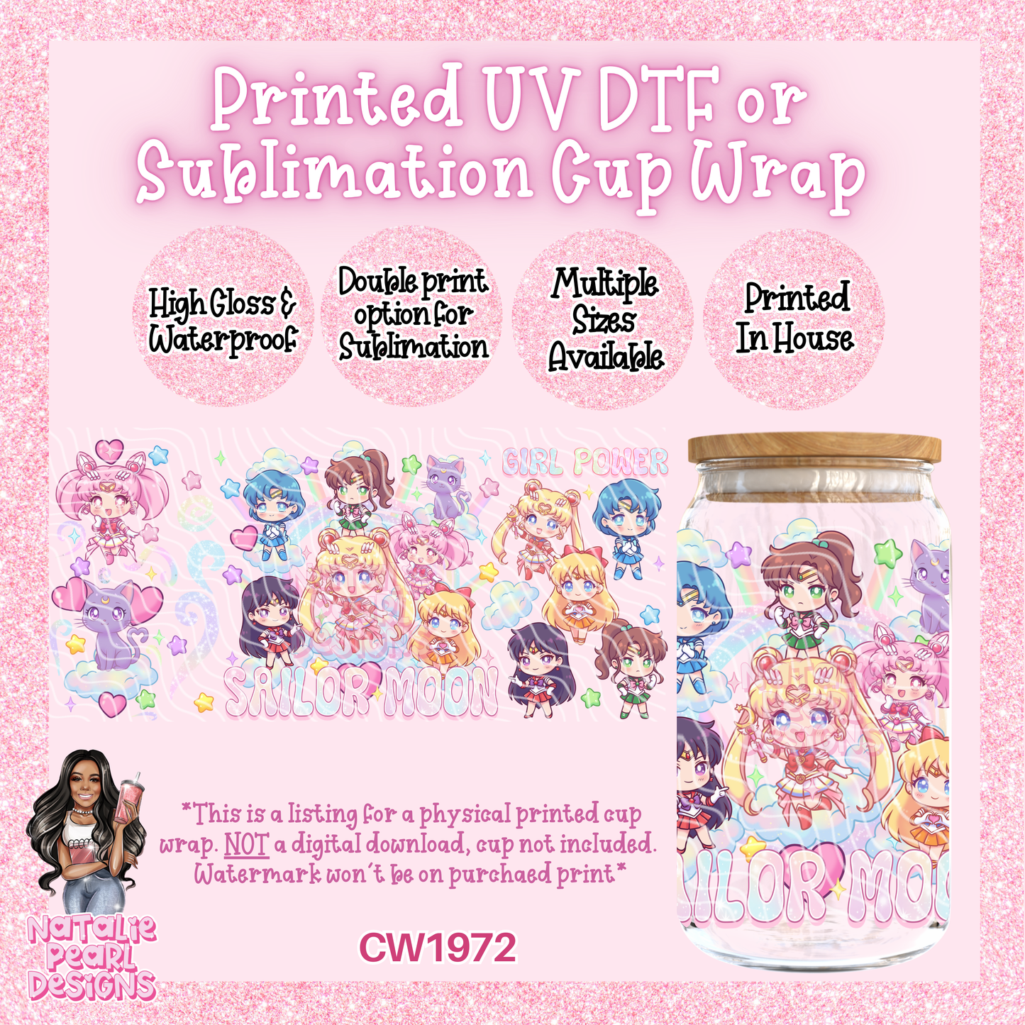 CW1972 UV DTF/SUB Cup Wraps