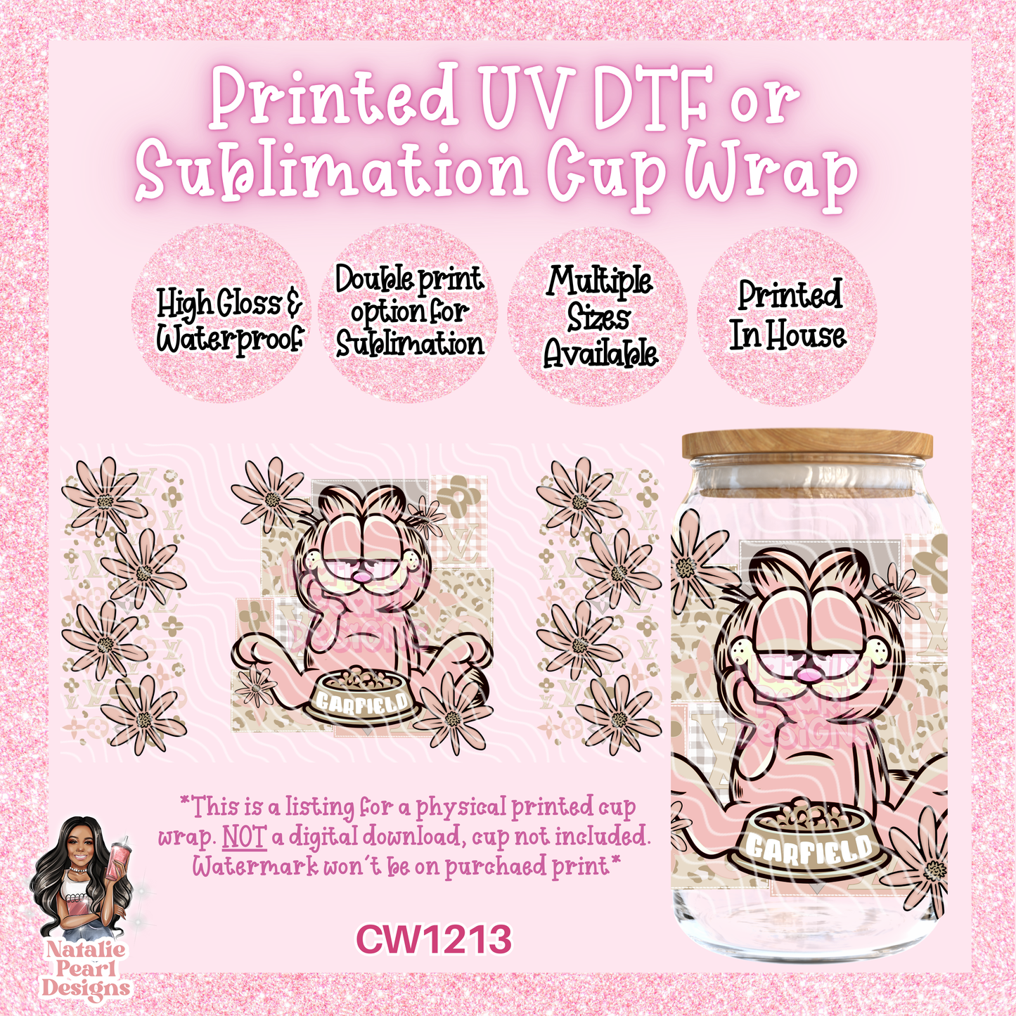 CW1213 UV DTF/SUB Cup Wrap
