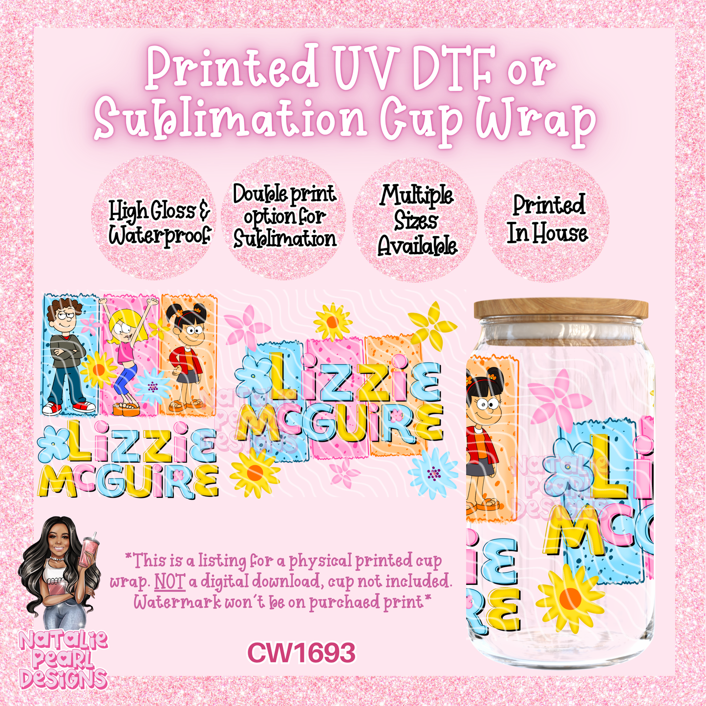 CW1693 UV DTF/SUB Cup Wraps