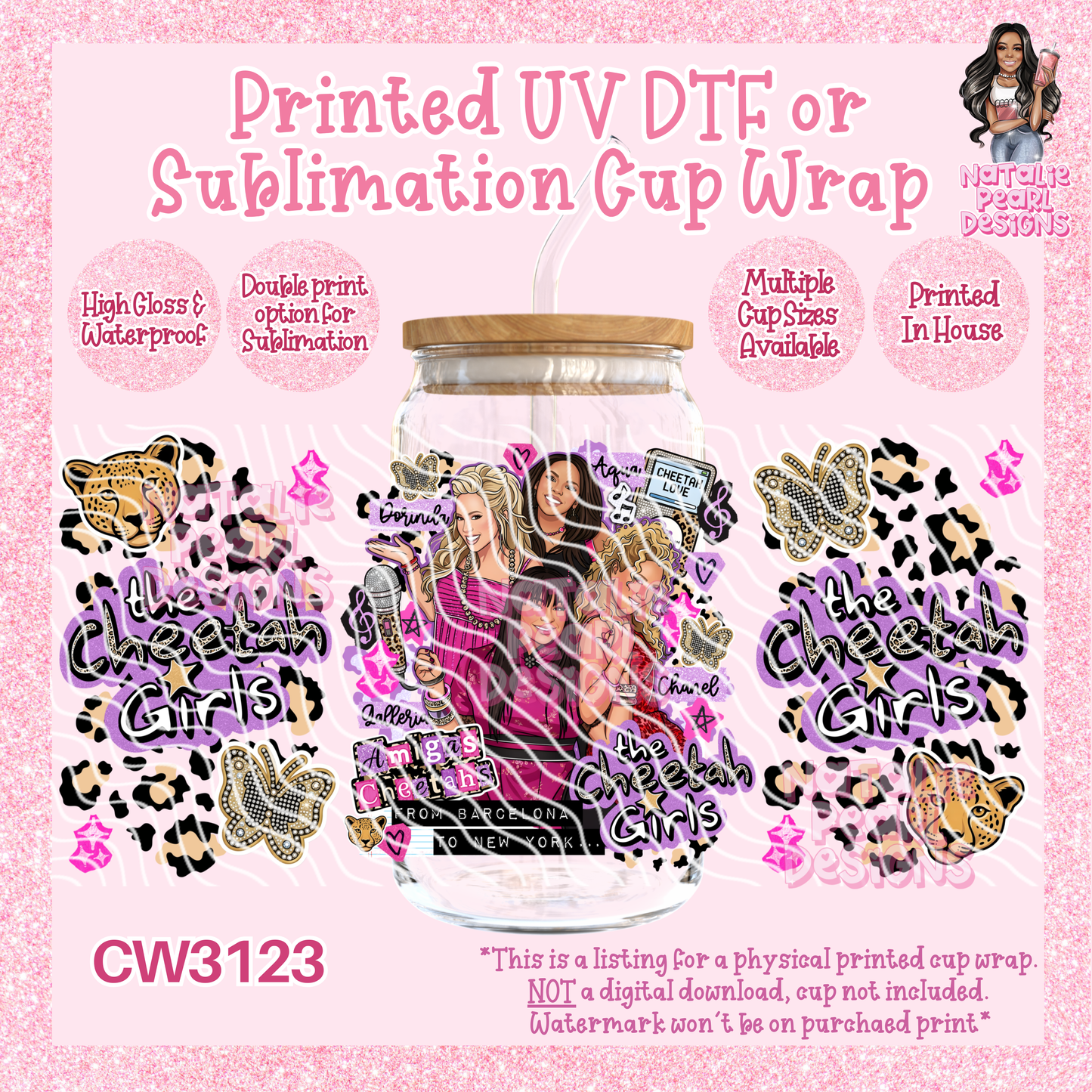 CW3123 UV DTF/SUB Cup Wraps