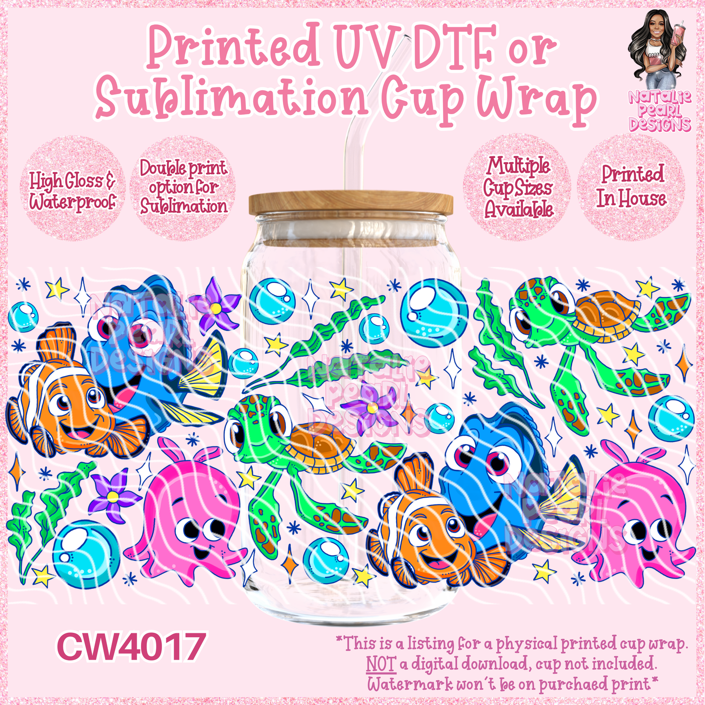 CW4017 UV DTF/SUB Cup Wraps