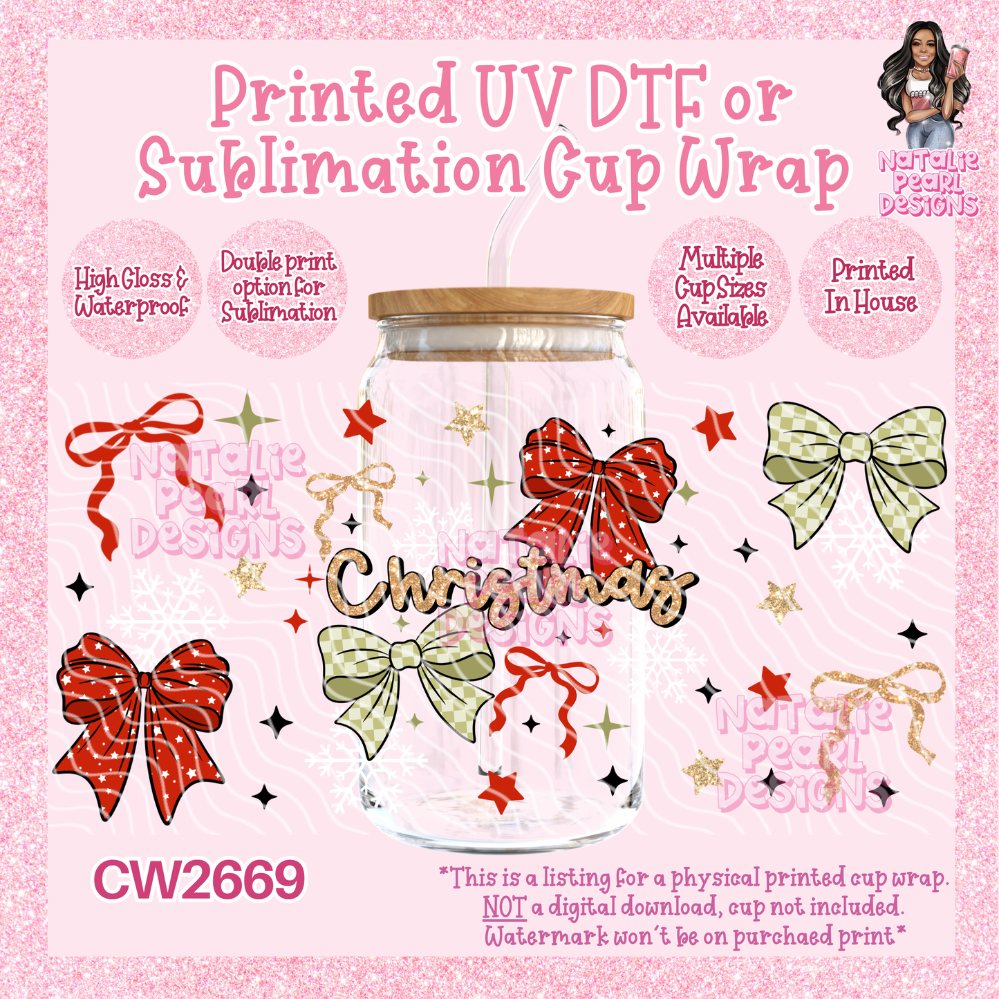 CW2669 UV DTF/SUB Cup Wraps