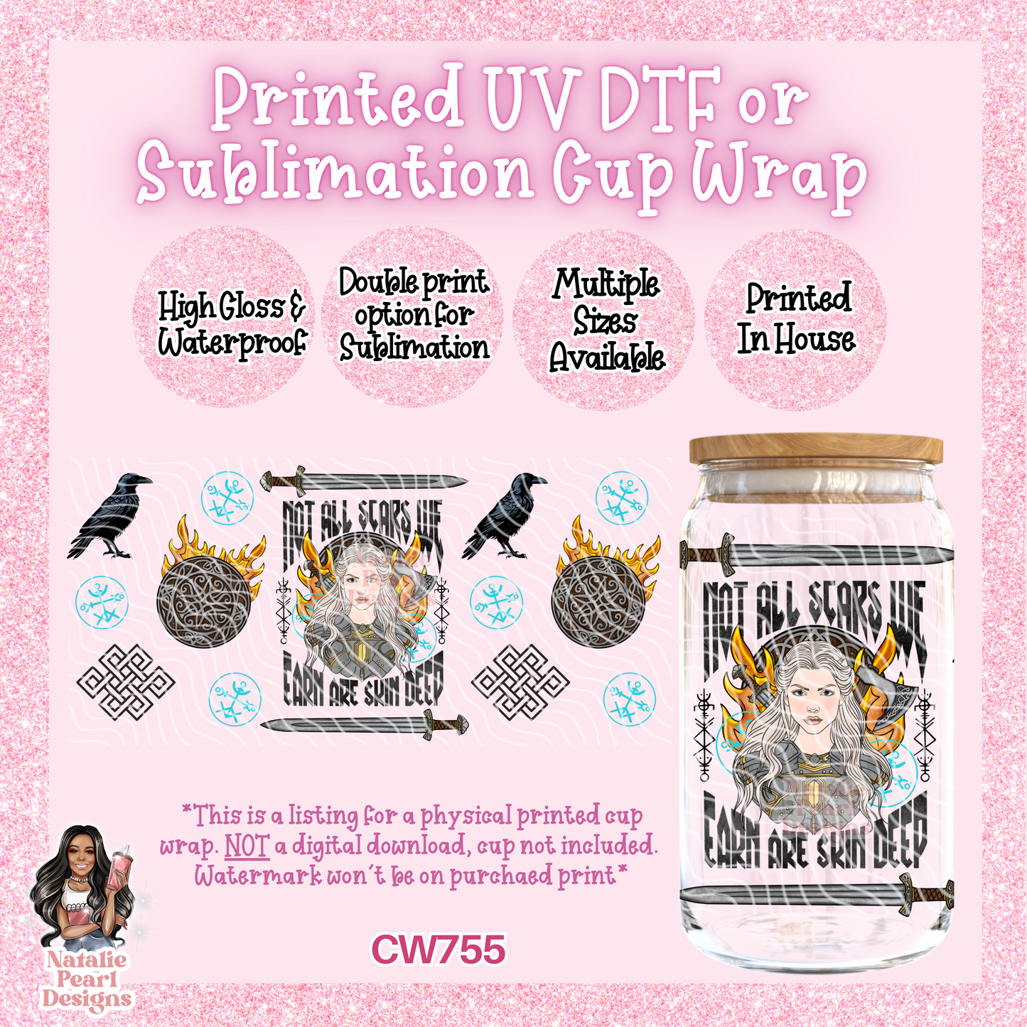 CW755 UV DTF/SUB Cup Wrap