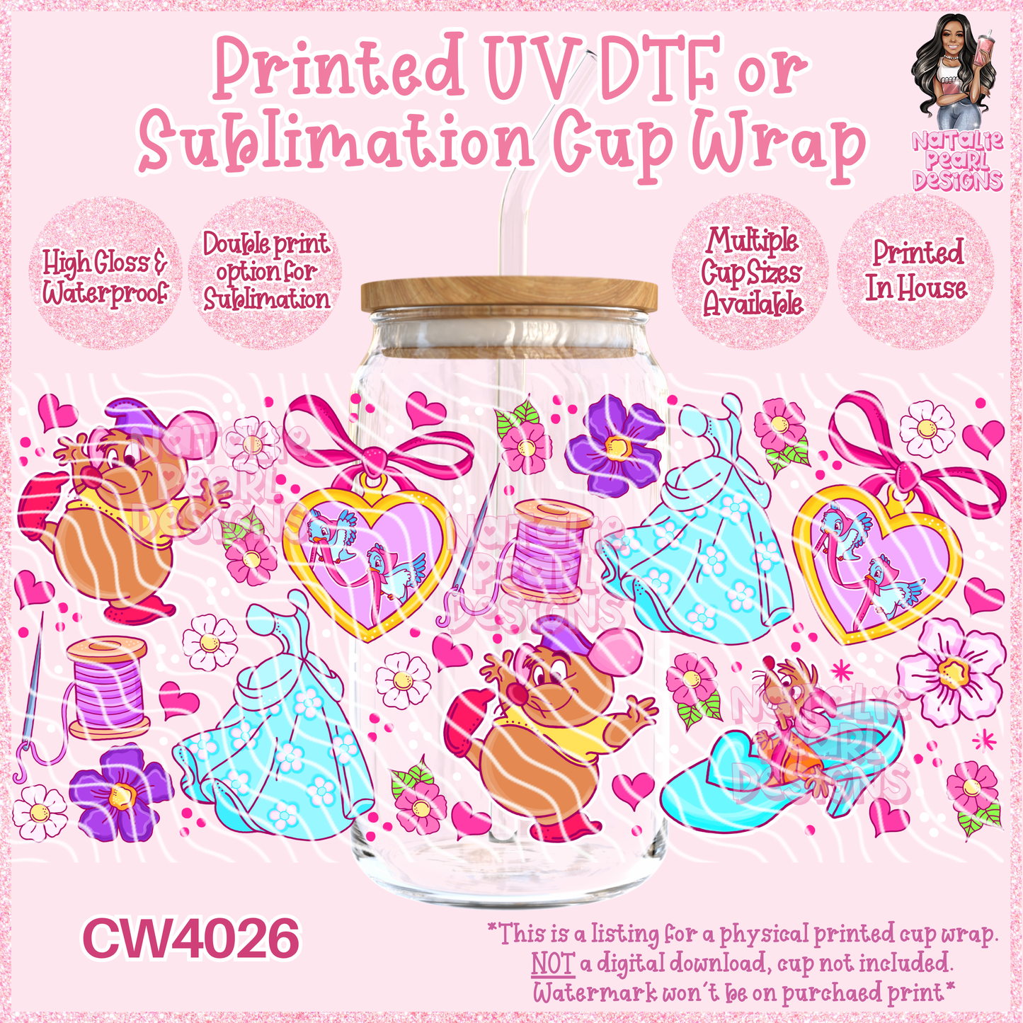 CW4026 UV DTF/SUB Cup Wraps