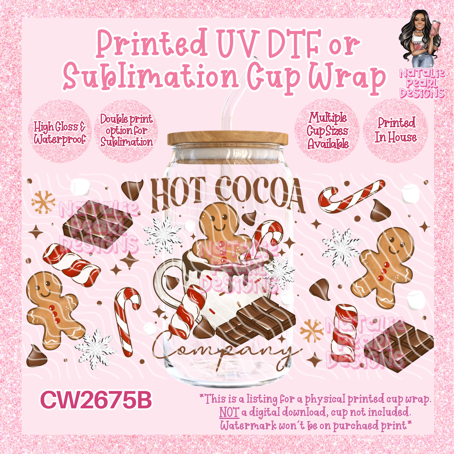 CW2675B UV DTF/SUB Cup Wraps