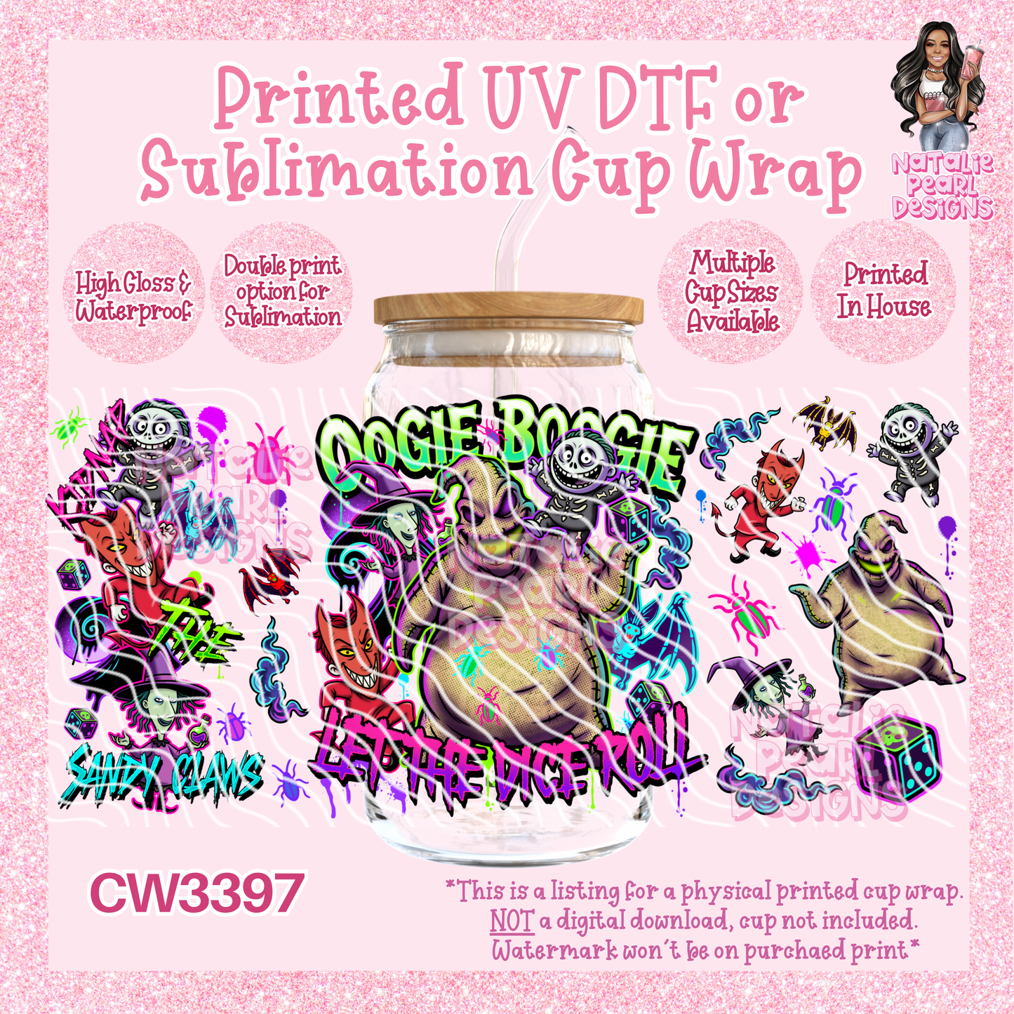 CW3397 UV DTF/SUB Cup Wraps