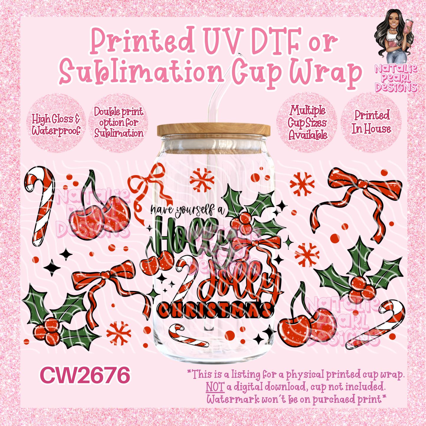 CW2676 UV DTF/SUB Cup Wraps