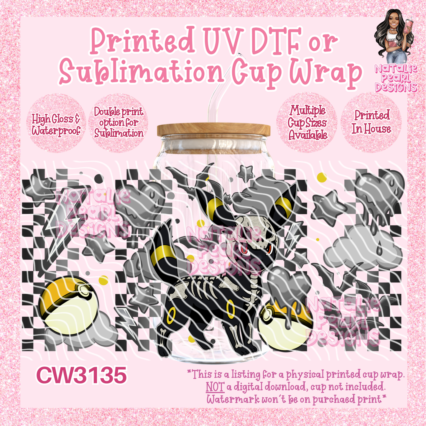 CW3135 UV DTF/SUB Cup Wraps