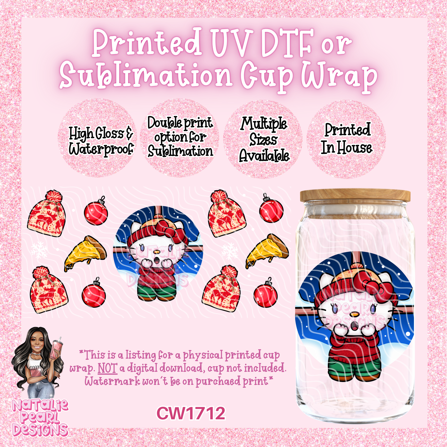 CW1712 UV DTF/SUB Cup Wraps