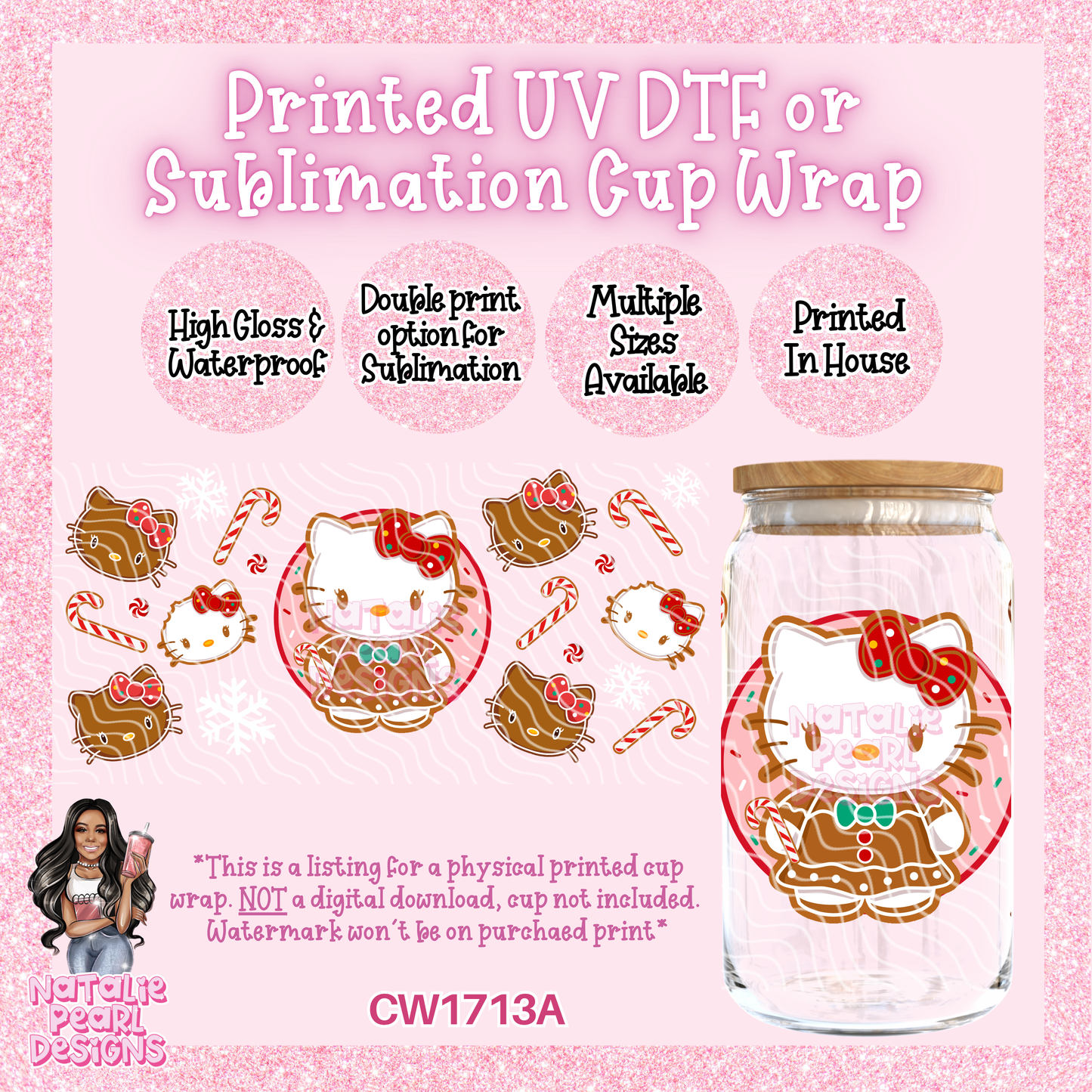 CW1713A UV DTF/SUB Cup Wraps
