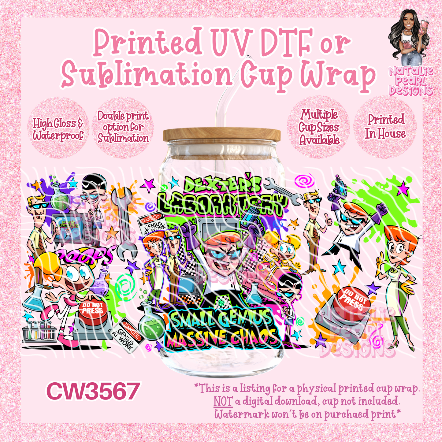 CW3567 UV DTF/SUB Cup Wraps