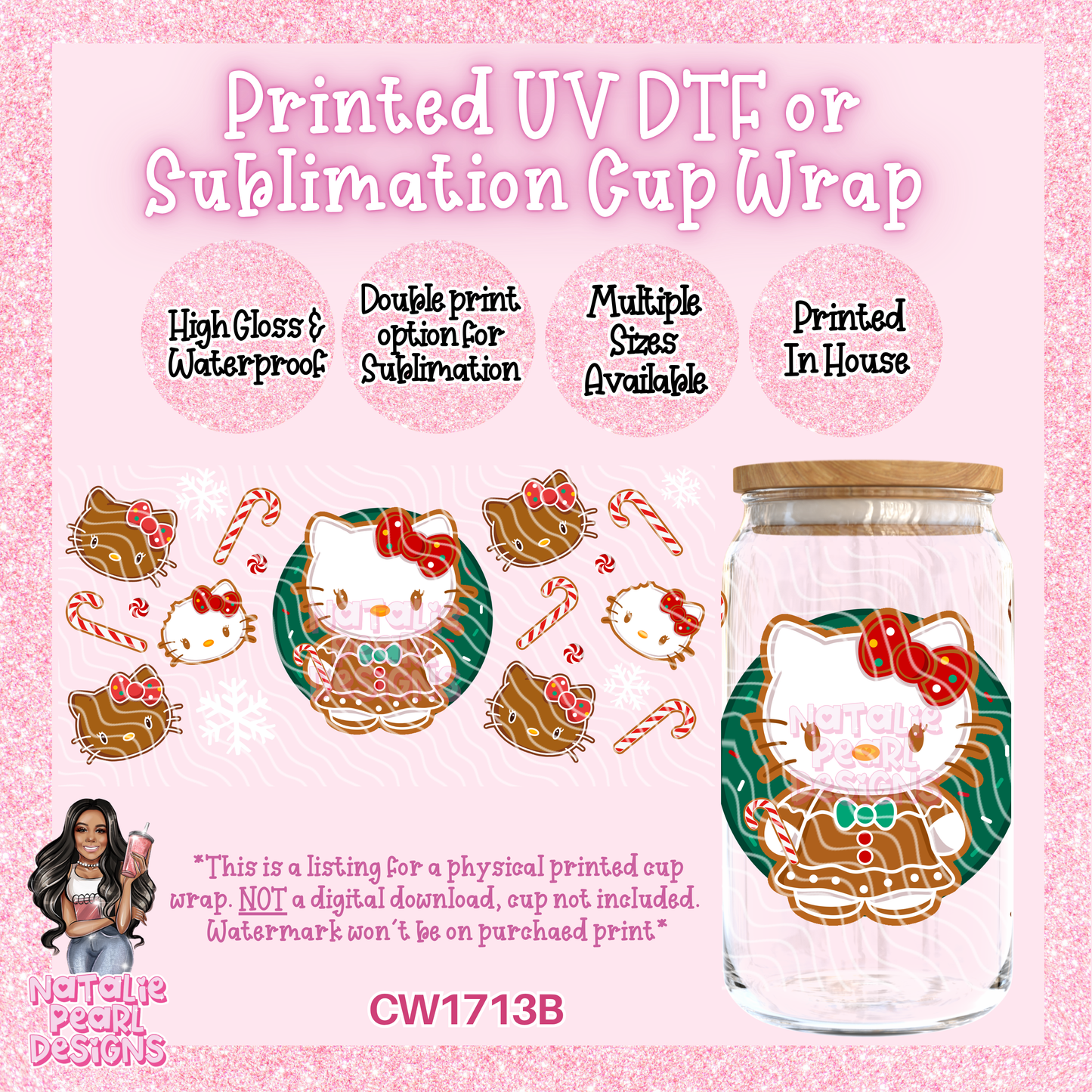 CW1713B UV DTF/SUB Cup Wraps